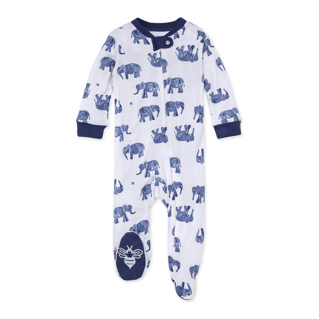 Burt's Bees Baby Organic Cotton Sleep and Play Footed Pajamas for Boys