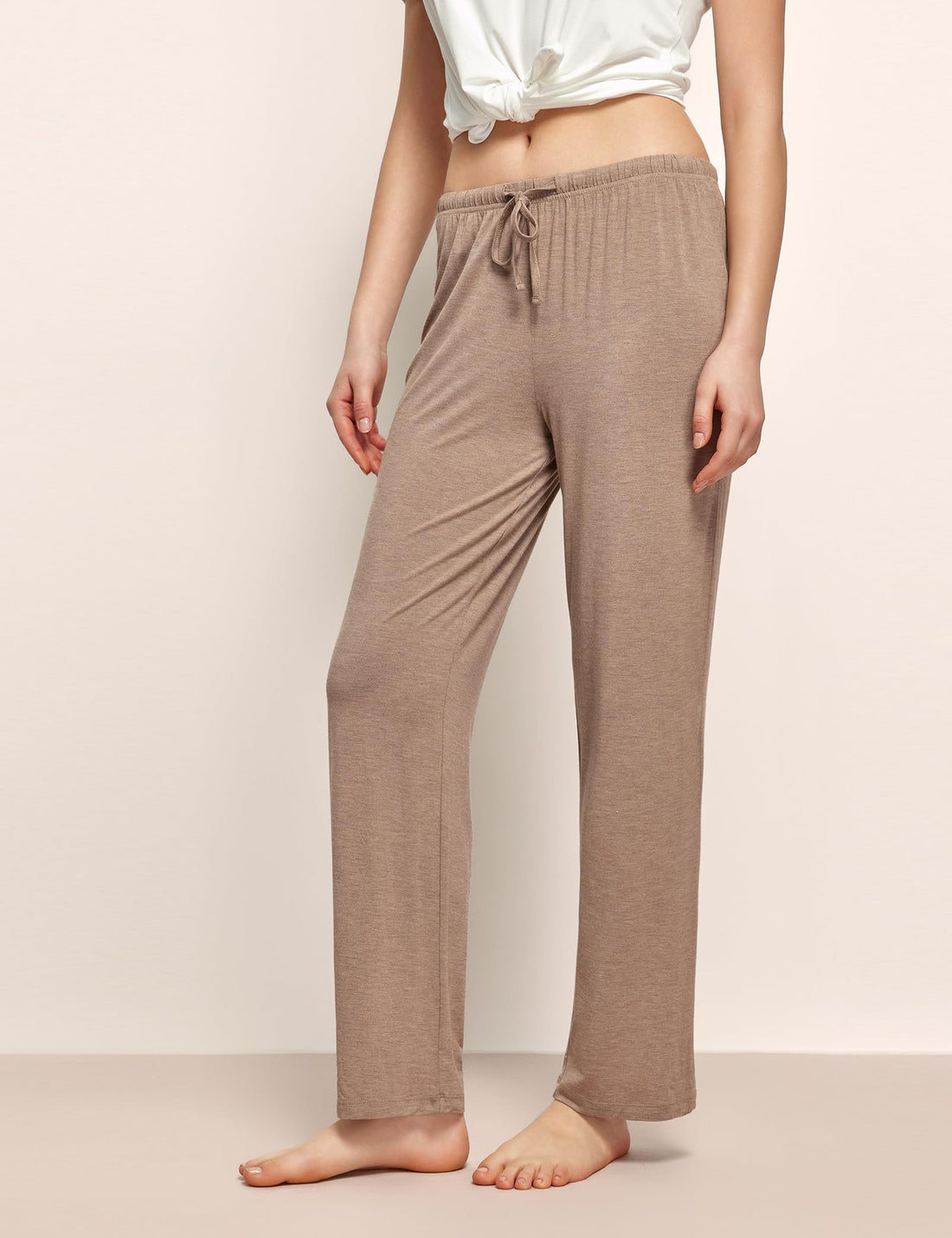 GYS Bamboo Viscose Women's Pajama Pants, Lightweight Comfy Casual Lounge Yoga Pants, Pj Bottoms Sleep Pants with Drawstring