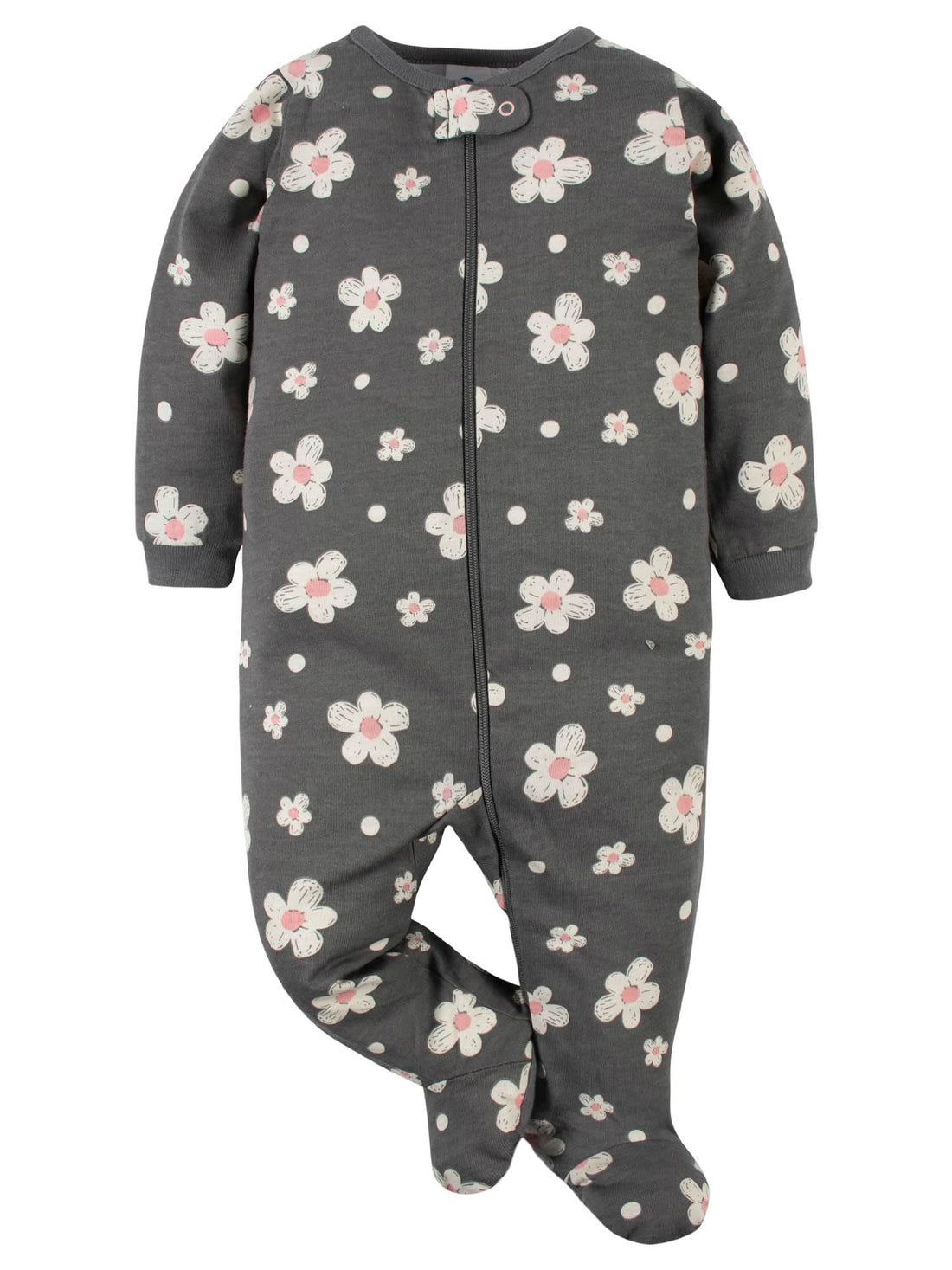 Gerber Baby Girls 4-Pack Sleep 'N Play Footie