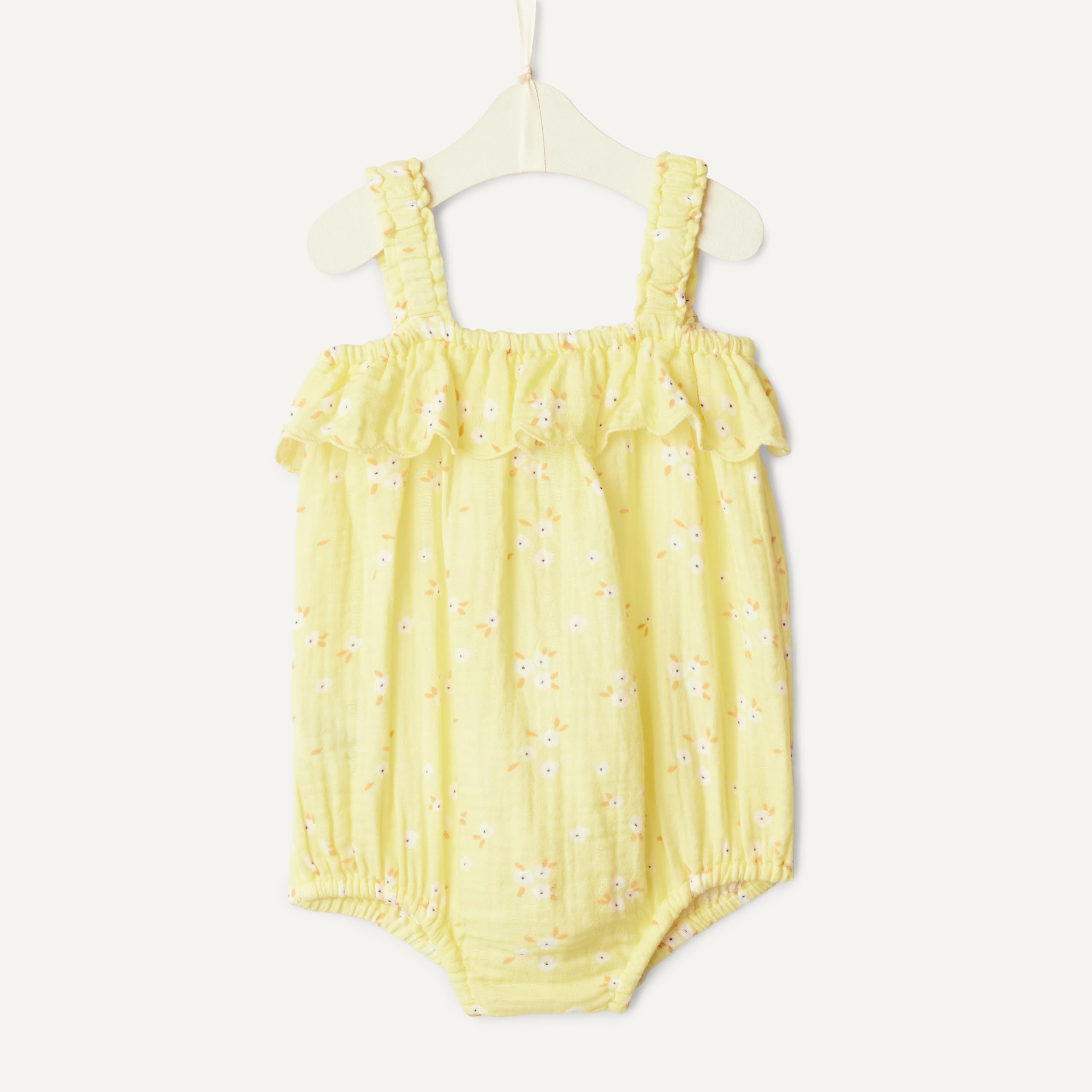 Amazon Essentials x Sofia Grainge Baby Girls' Cotton Gauze Sleeveless Romper WEBE CLOTHING