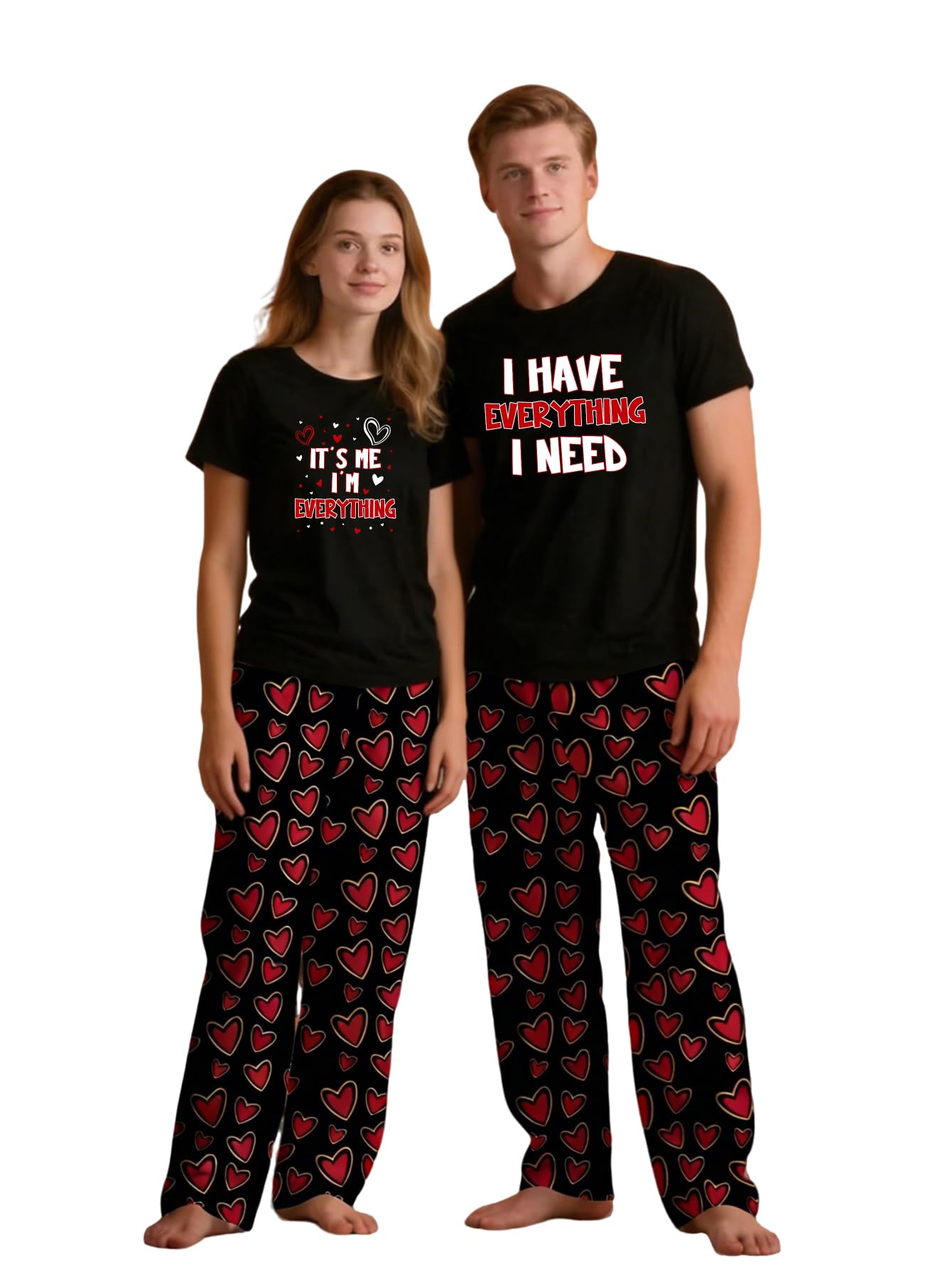 Couples Pajamas, Matching PJS for Couples, His and Hers Jammies, Wife and Husband Sets (Sold Separately)
