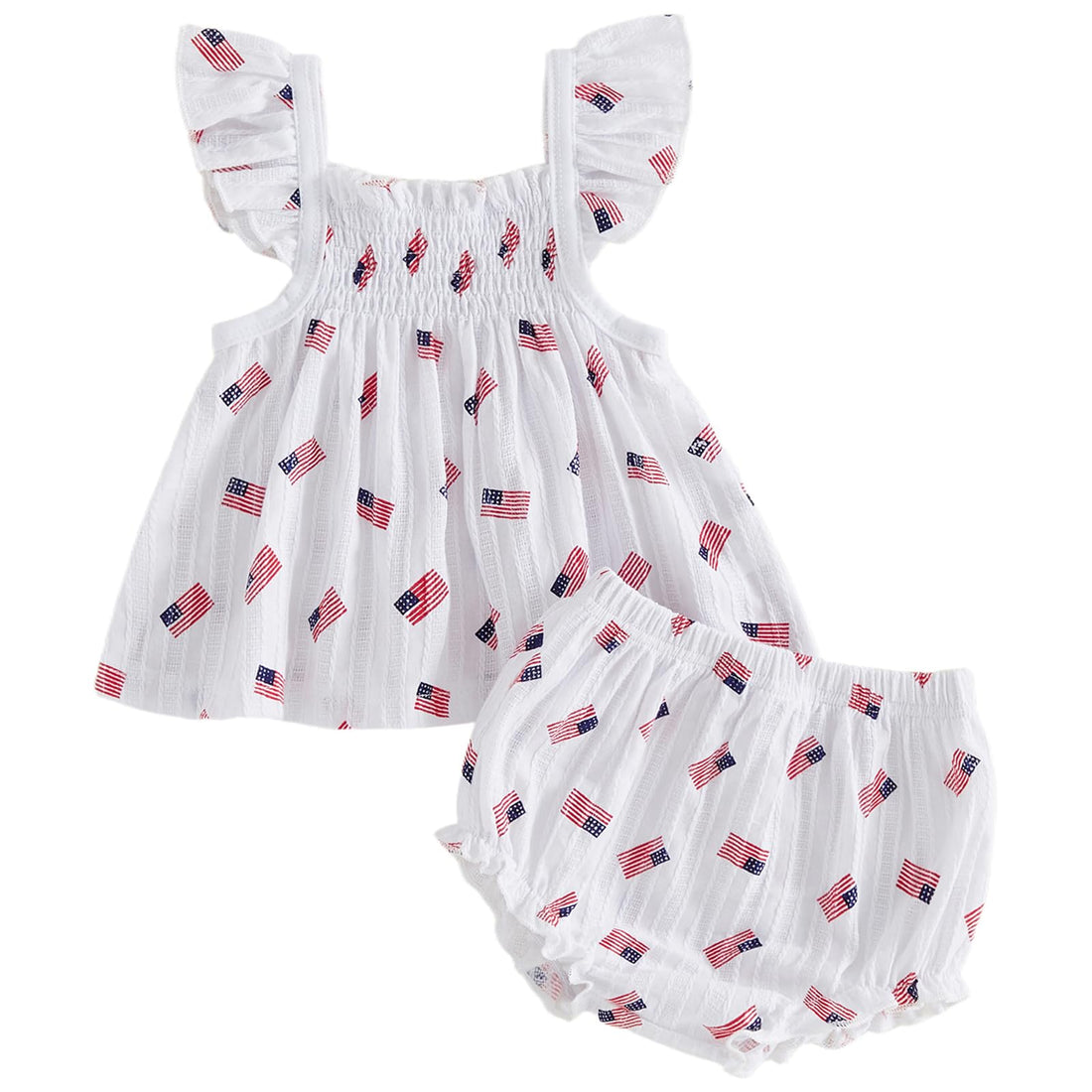 Mubineo Baby Girl Summer Clothes Cute Ruffle Tops Dress Shorts Outfits Set Infant Toddler Shirt Bloomers Princess Outfit WEBE CLOTHING