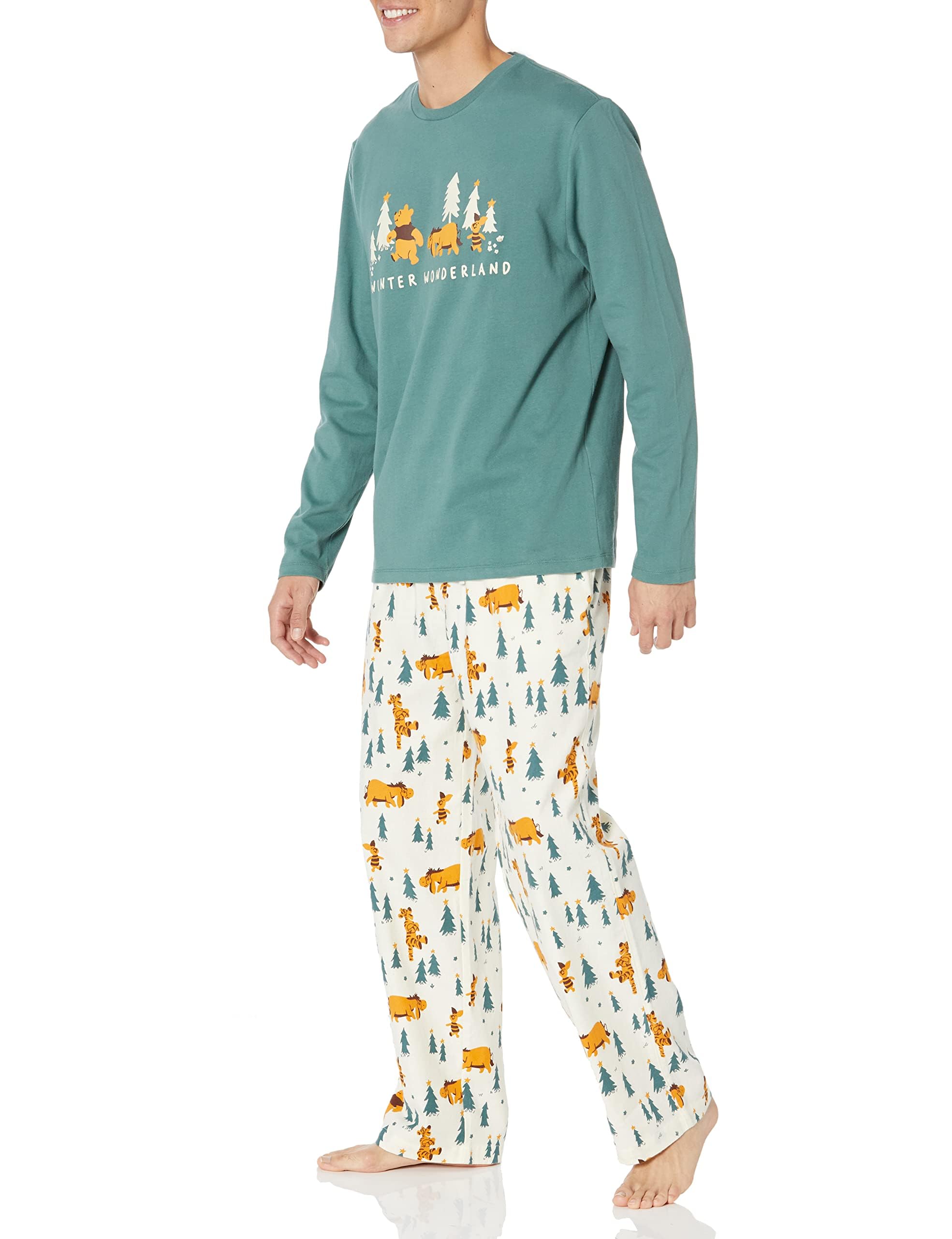 Amazon Essentials Disney | Marvel | Star Wars Men's Flannel Pajama Sleep Sets WEBE CLOTHING