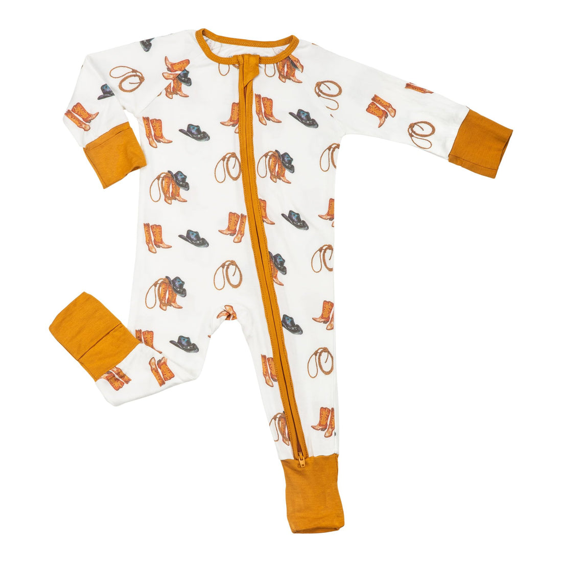 LollyBanks Baby Pajamas, Long Sleeve Baby Romper with 2-Way Zipper, 95% Viscose from Bamboo and 5% Spandex, Infant Sleepers