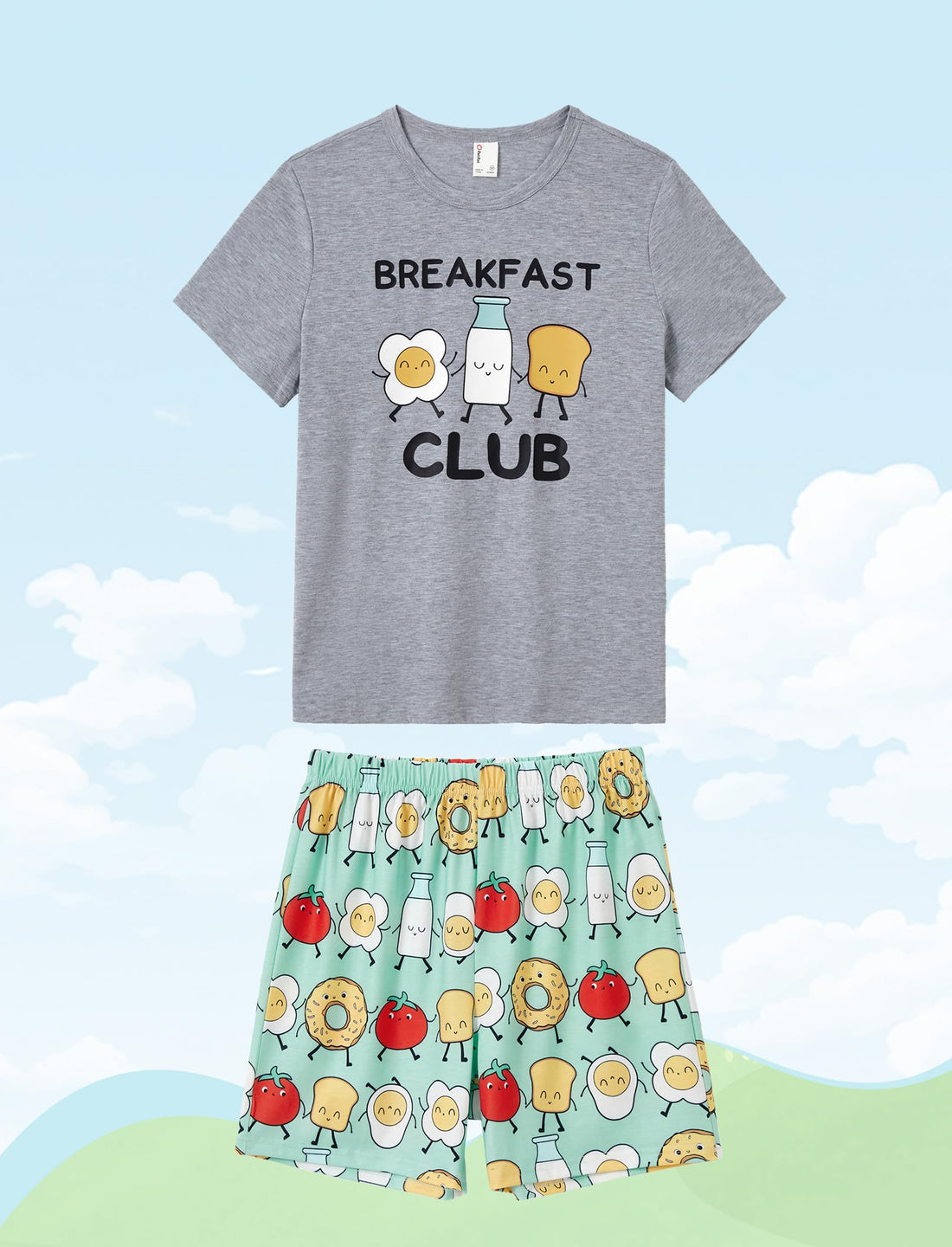 PATPAT Family Matching Short Sleeve Pajama Sets - Perfect for Family Photos & Holiday Celebrations WEBE CLOTHING