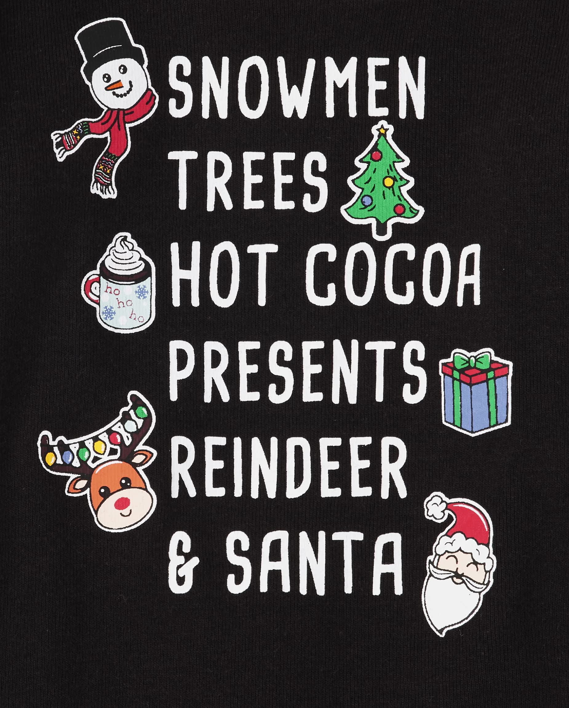 The Children's Place Kids' Family Matching, Festive Christmas Pajama Sets, Cotton WEBE CLOTHING
