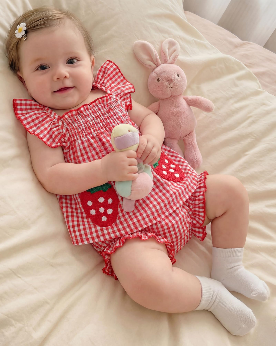 Jecson Newborn Baby Girl Summer Clothes Infant Girl Outfits Sleeveless Ruffle Top and Bloomers Shorts Set 0 3 6 12 Month WEBE CLOTHING
