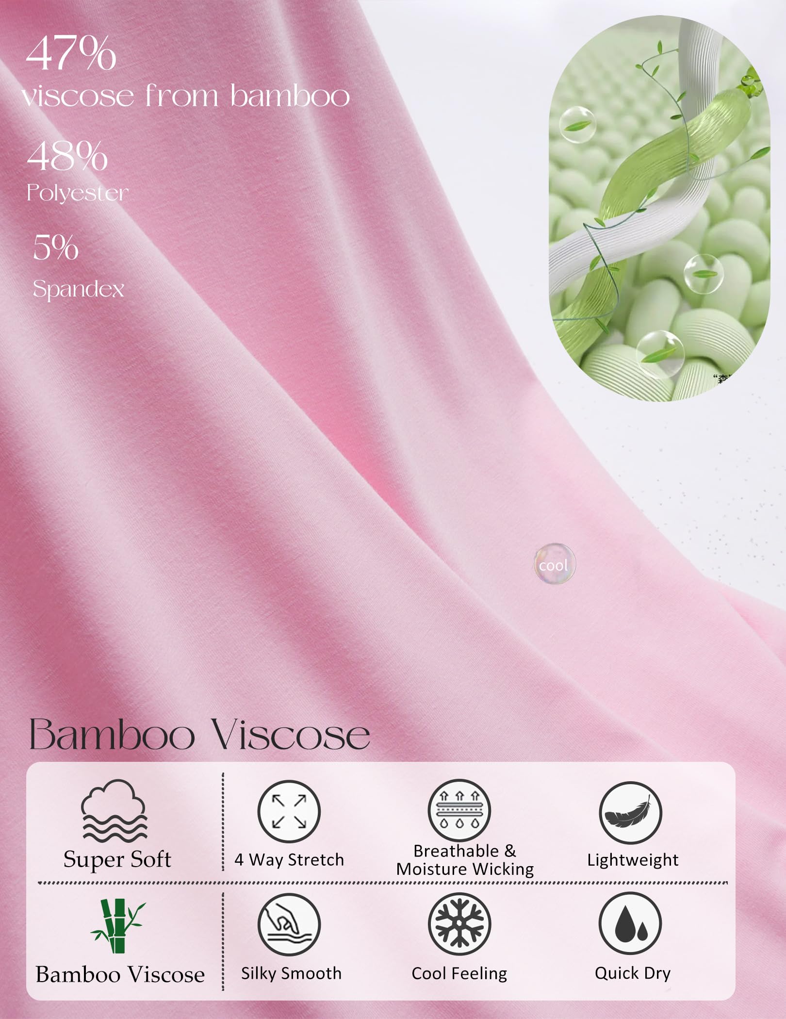 Ekouaer Pajama for Women Viscose from Bamboo 2 piece Lightweight Summer Pj Soft Short Sleeve Matching Lounge sets with Pocket