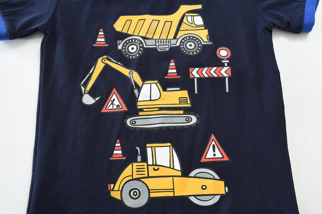 Little Hand Toddler Boys Pajamas Kids Dinosaur Summer PJS Monster Truck Boy Tractor Jammies Hockey Short Sets 2-7 Years