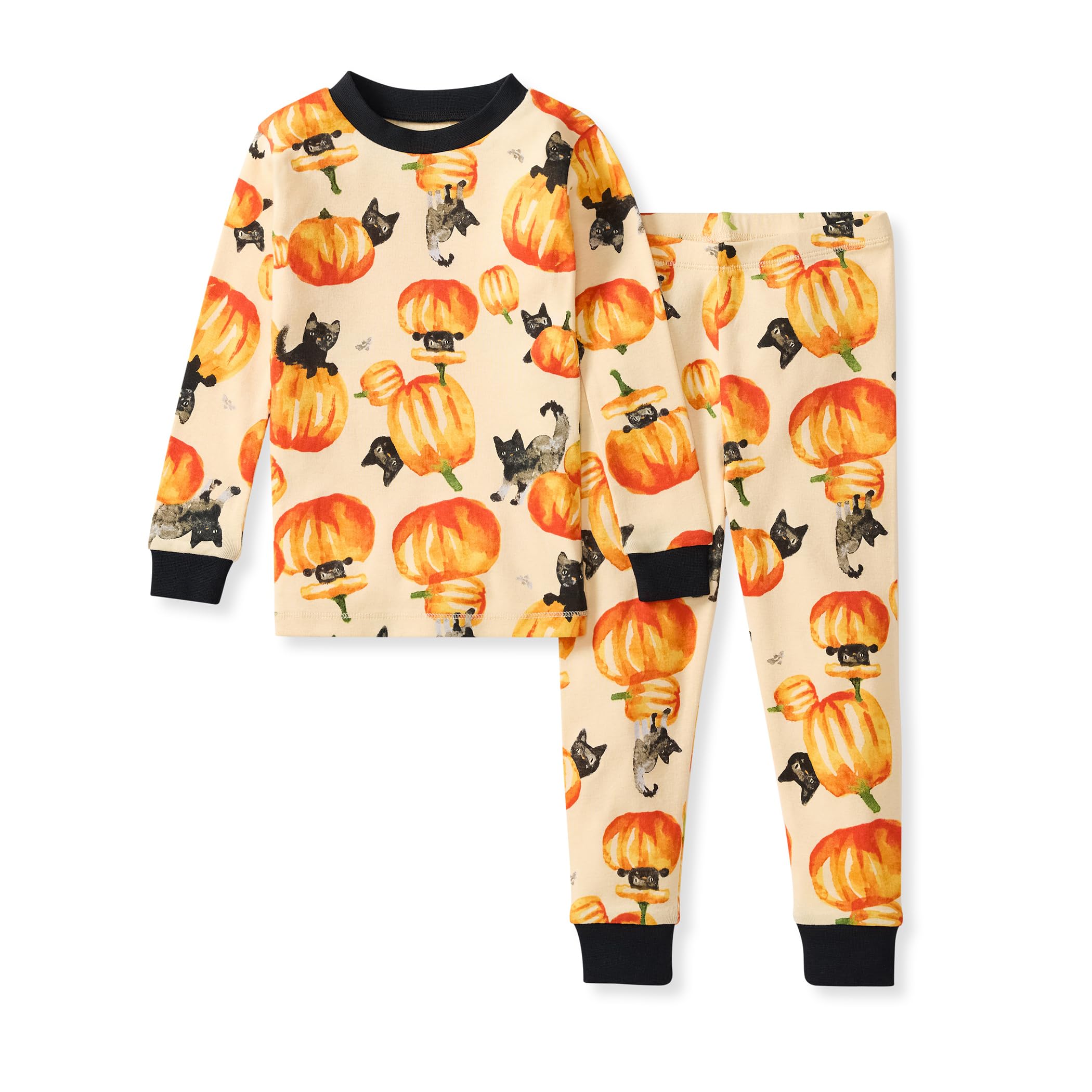 Burt's Bees Baby Organic Cotton Pajamas for Girls,100% Cotton Pajama Set