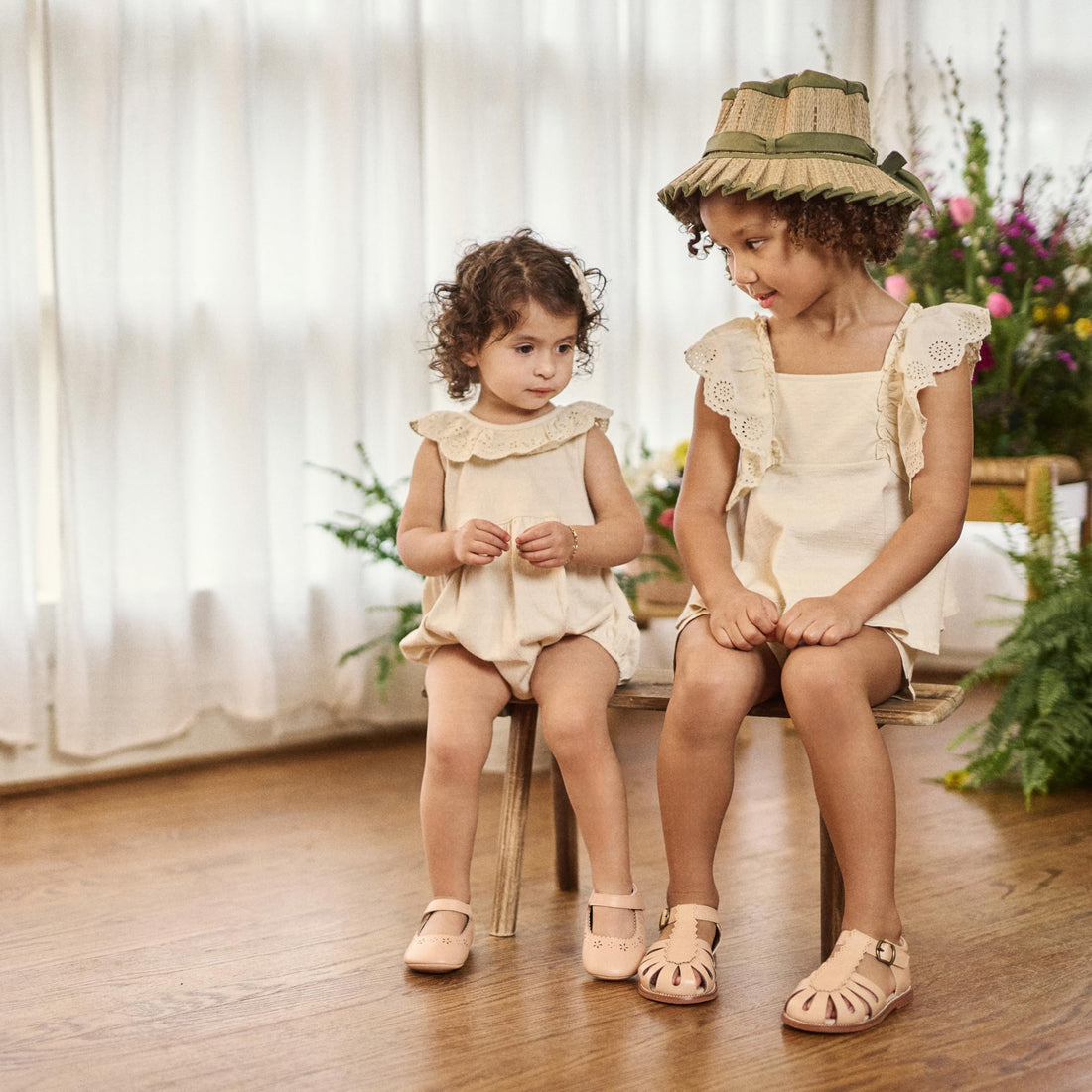 Modern Moments by Gerber Baby Girls' 2-piece Gauze Top & Short Set WEBE CLOTHING