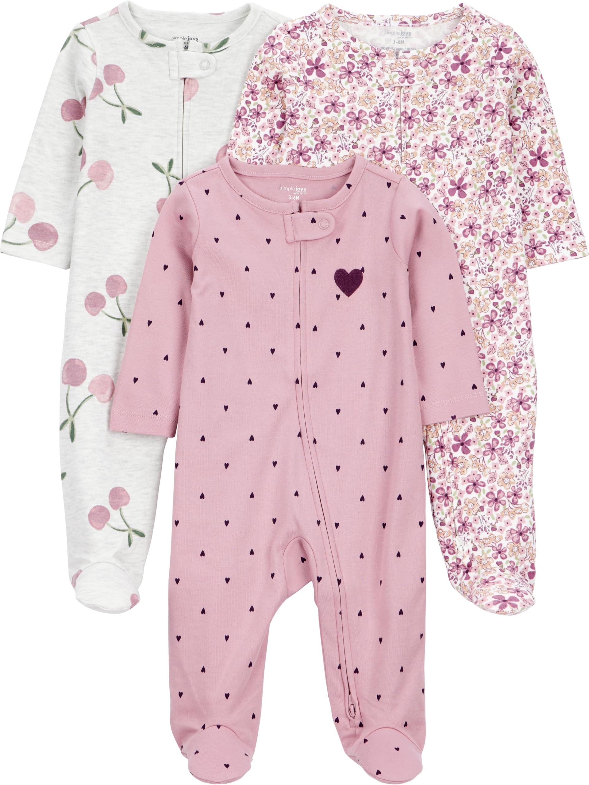Simple Joys by Carter's Baby 3-Pack Neutral Sleep and Play