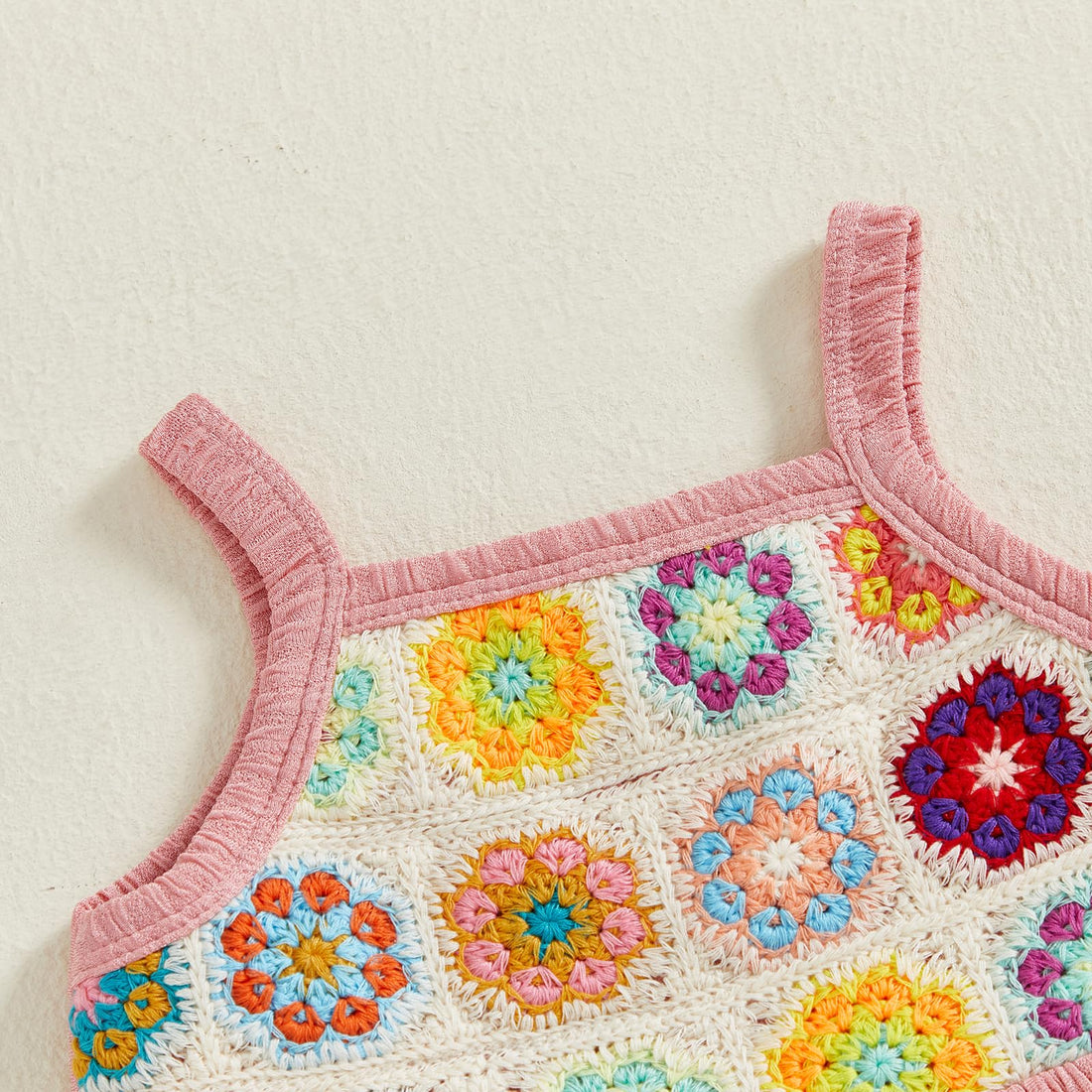 Baby Girl Outfits Crocheted Ruffled Camisole And Elastic Pants Set 6 12 18 24 Months 2 3 4 T WEBE CLOTHING