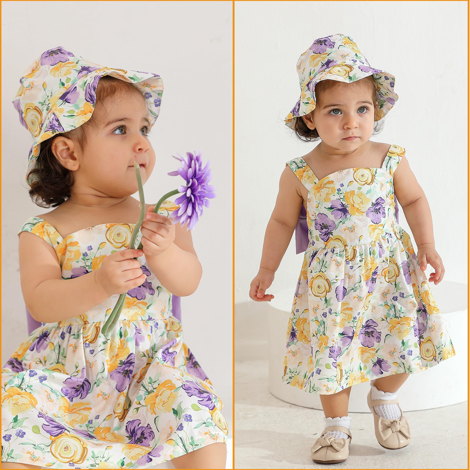 Newborn Infant Baby Girl Dress Toddler Girl Clothes Halter Backless Sleeveless Flower Sundress Summer Dresses for Girl WEBE CLOTHING