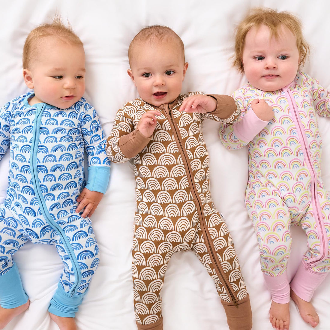 Little Sleepies Pajamas for Baby Boys & Girls, Viscose from Bamboo Baby Pajamas, Snug Sleeper, 2-Way Zipper, Micropreemie