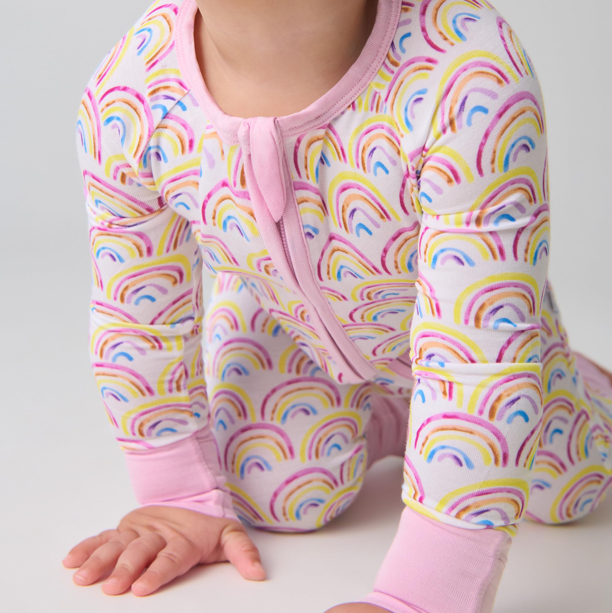 Little Sleepies Pajamas for Baby Boys & Girls, Viscose from Bamboo Baby Pajamas, Snug Sleeper, 2-Way Zipper, Micropreemie