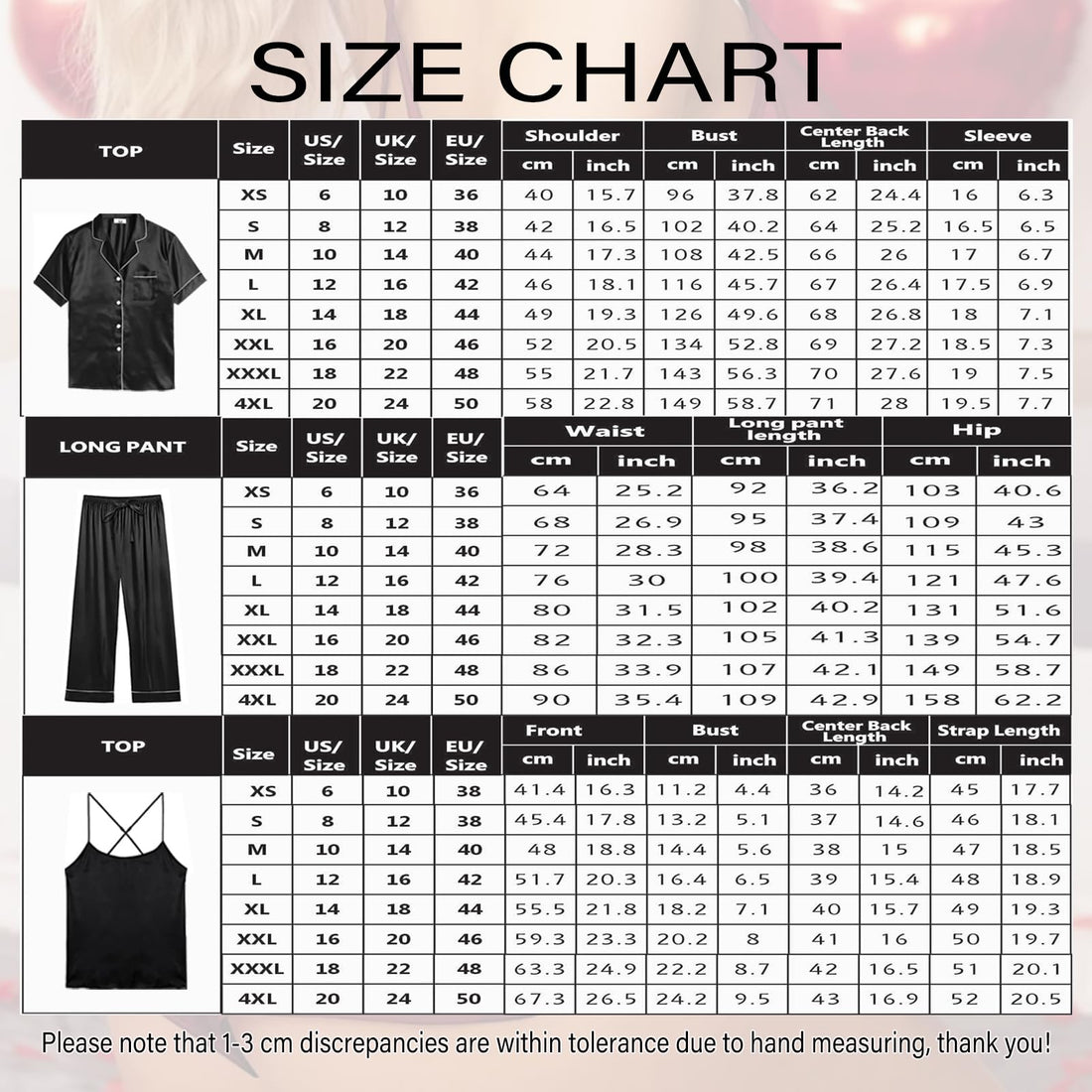 3Pcs Womens Satin Pajamas Set Silk Pj Sets Sexy Camisole Tops And Pants Silky Pajama XS-4XL Pjs Sleepwear WEBE CLOTHING