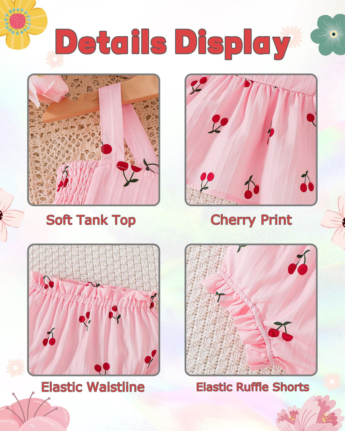 Newborn Baby Girl Clothes Summer Outfits Infant Ruffle Sleeveless Cute Bow Tank Tops 3 6 12 18 Months WEBE CLOTHING