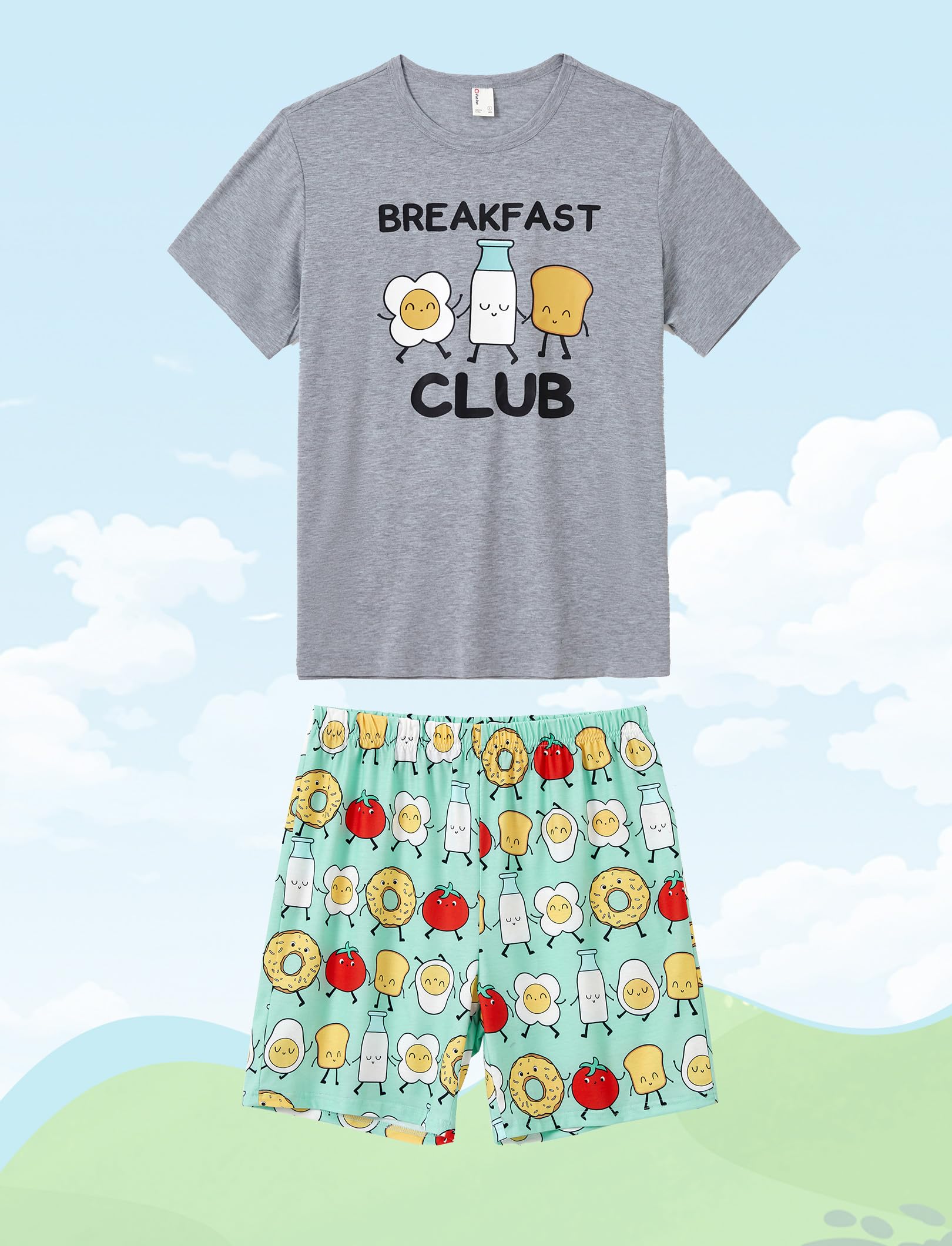 PATPAT Family Matching Short Sleeve Pajama Sets - Perfect for Family Photos & Holiday Celebrations WEBE CLOTHING