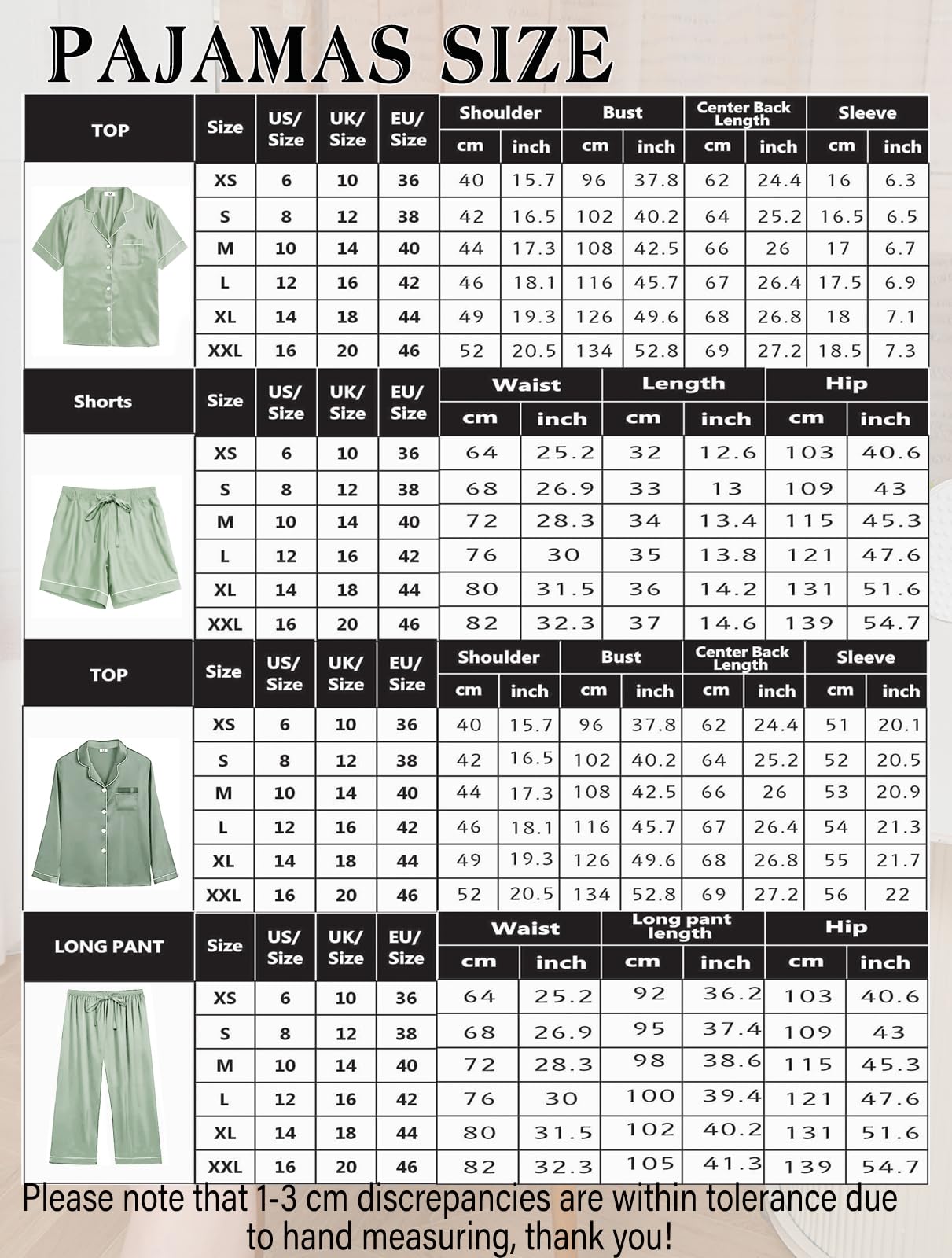 5Pcs Womens Satin Pajamas Set Silk Pajama Pjs XS-2XL Silky Pj Sets Button Down Sleepwear Nightwear Loungewear