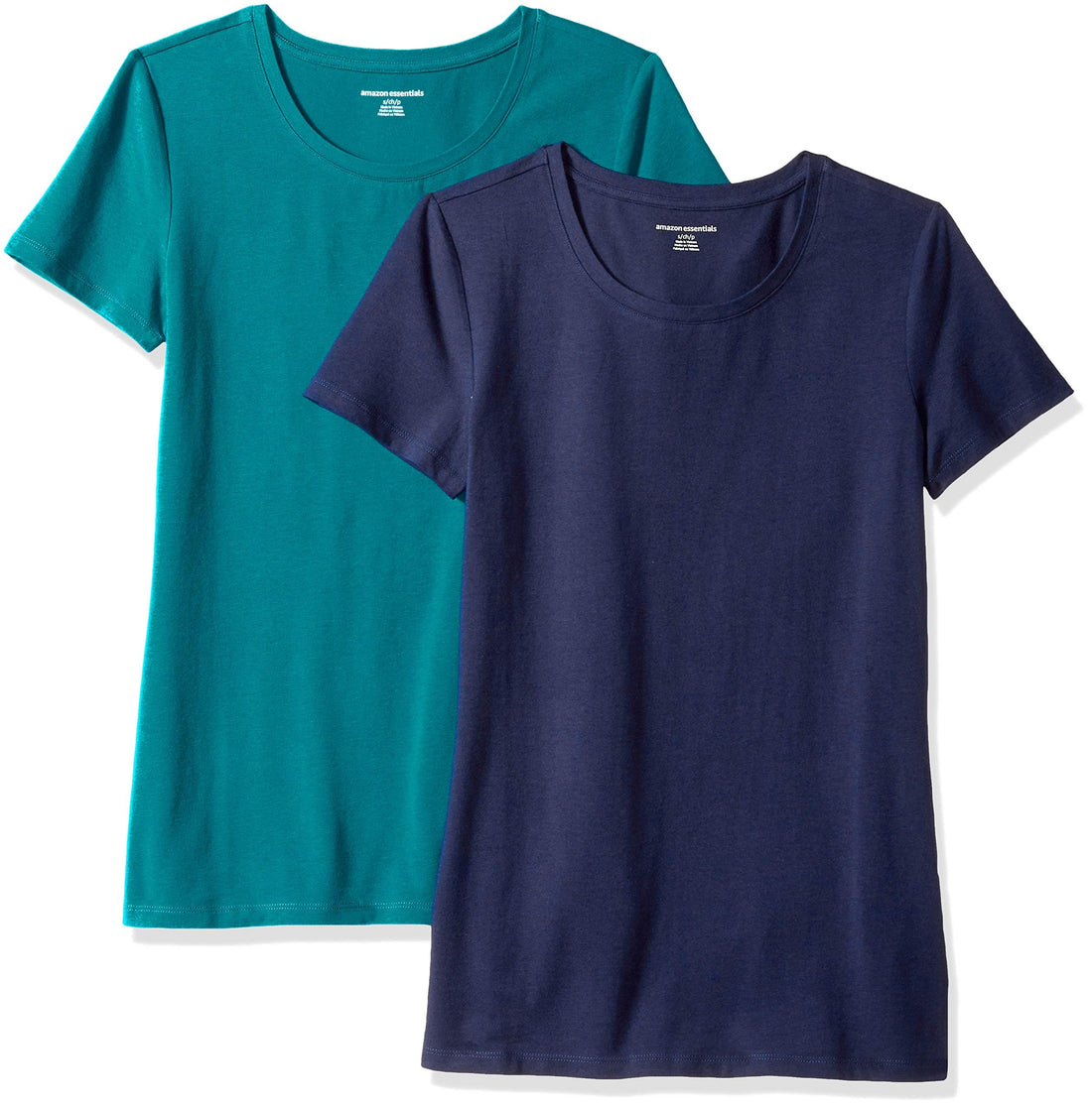 Amazon Essentials Women's Regular-Fit Short-Sleeve Crewneck T-Shirt, Multipacks