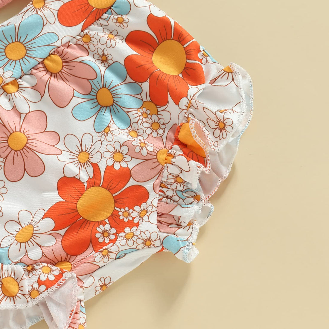 Newborn Baby Girl Summer Clothes Boho Infant Sleeveless Romper Bodysuit Shorts Headband 3Pcs Outfits WEBE CLOTHING
