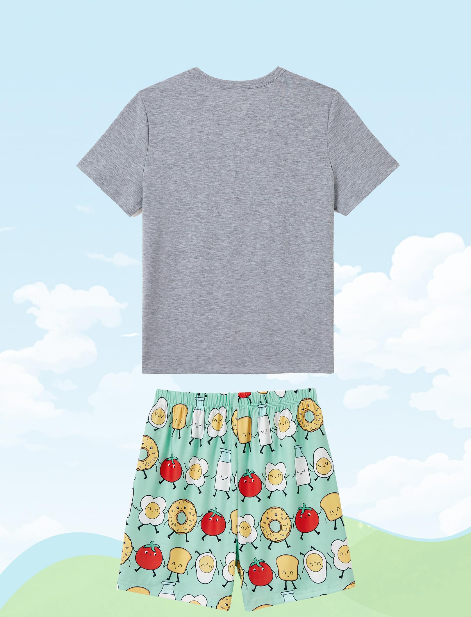 PATPAT Family Matching Short Sleeve Pajama Sets - Perfect for Family Photos & Holiday Celebrations WEBE CLOTHING
