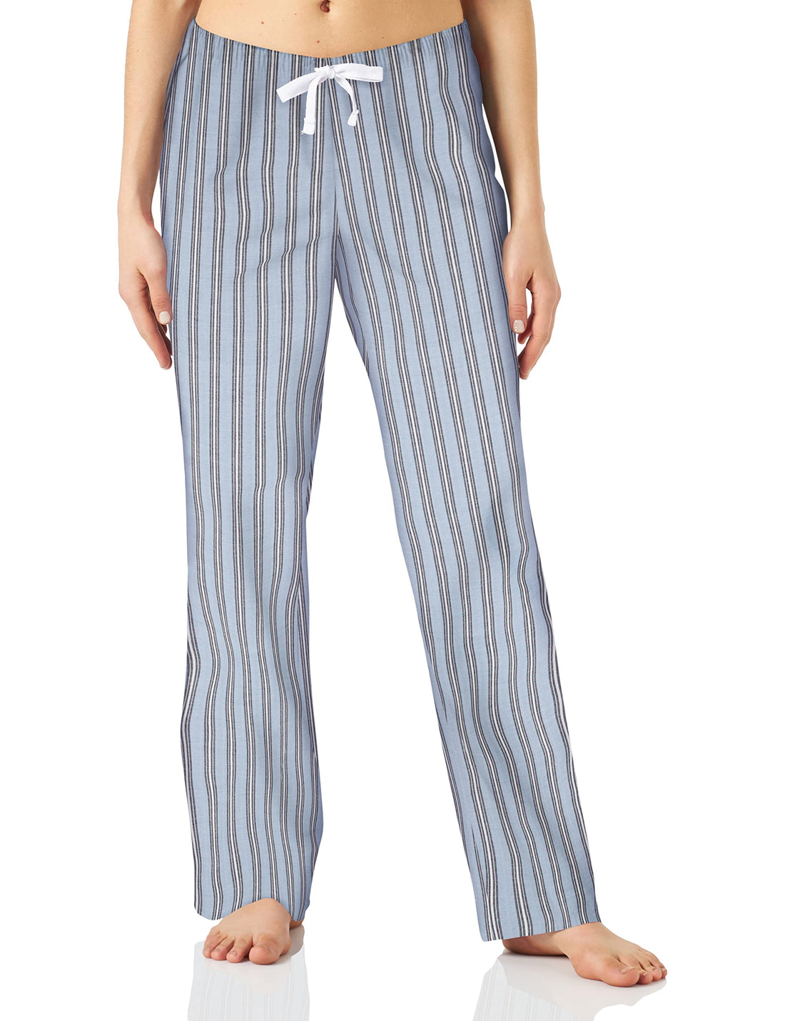 Amazon Essentials Women's Cotton Pajama Pants, Breathable Poplin Sleep Pant with Drawstring Elastic Waist