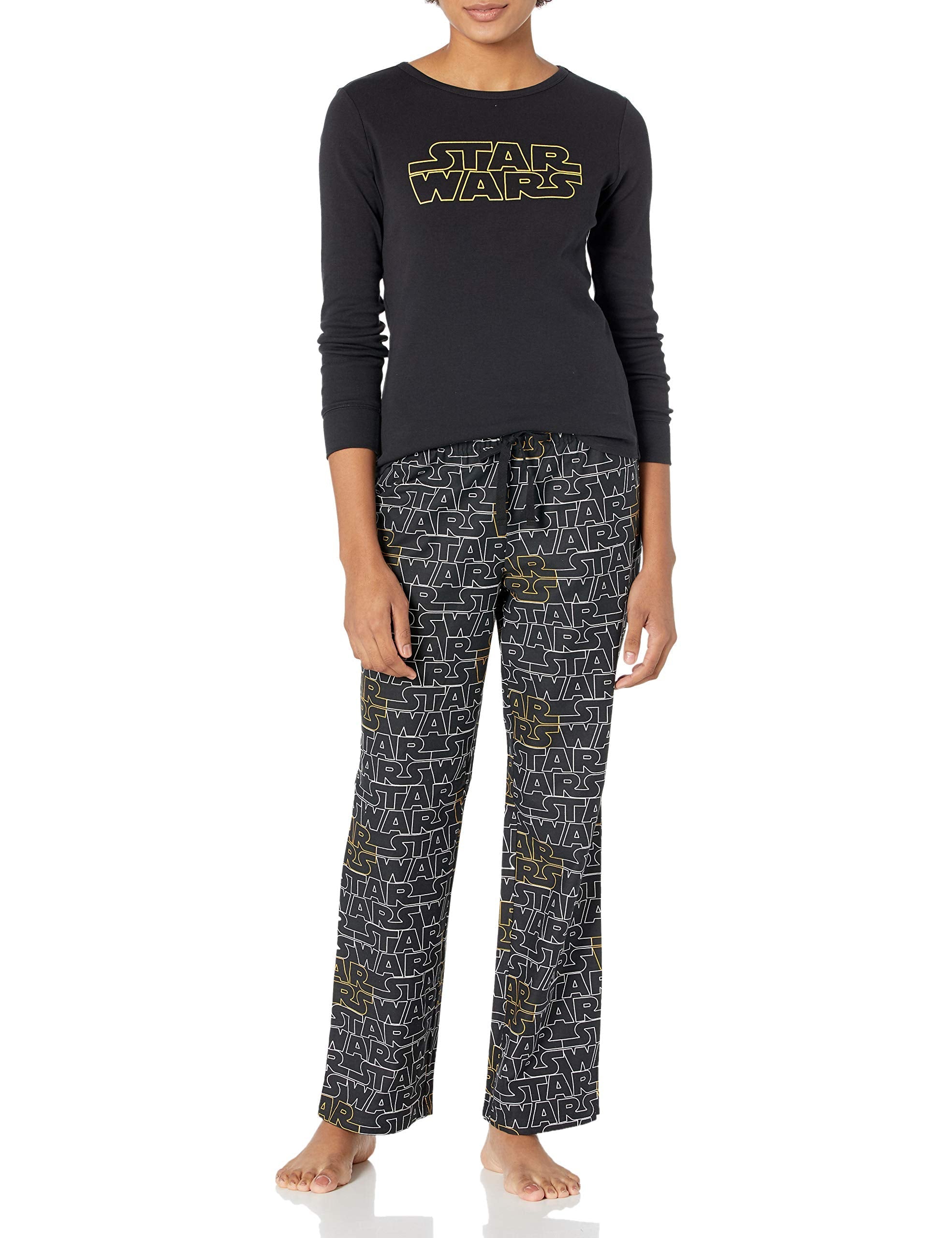 Amazon Essentials Disney | Marvel | Star Wars Women's Flannel Pajama Sleep Sets WEBE CLOTHING