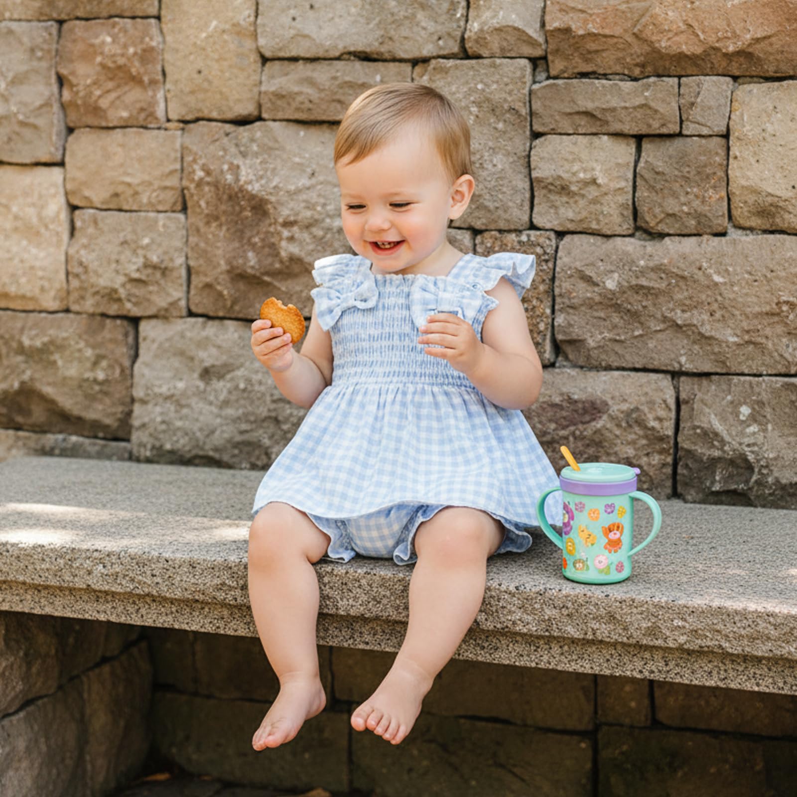Baby Girl Clothes Infant Summer Outfits Set Plaid Ruffle Sleeve Shirt Tops and Bloomers Shorts WEBE CLOTHING