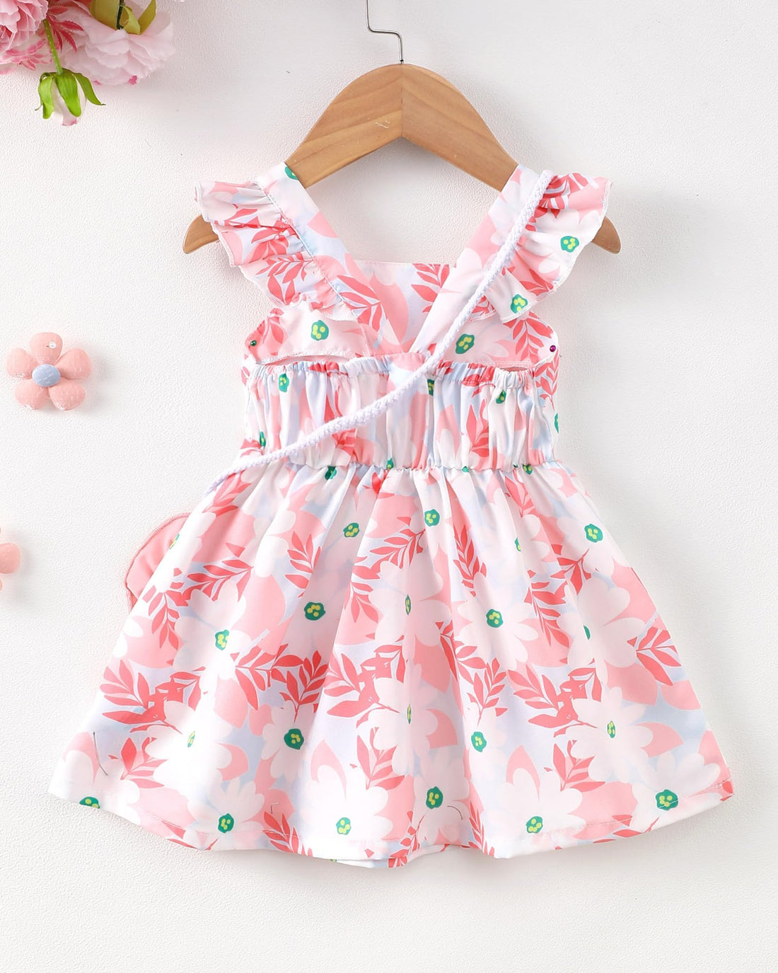 Mioglrie Baby Girl Clothes Newborn Dress Summer Toddler Girls' Clothing Casual Sundress with Cute Bag Infant Outfits WEBE CLOTHING