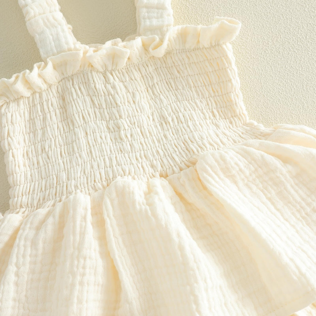 Mubineo Baby Girl Clothes Summer Dress Cotton Linen Romper Sleeveless Smocked Rompers Sun Dress Hat Skirt Boho Outfits WEBE CLOTHING