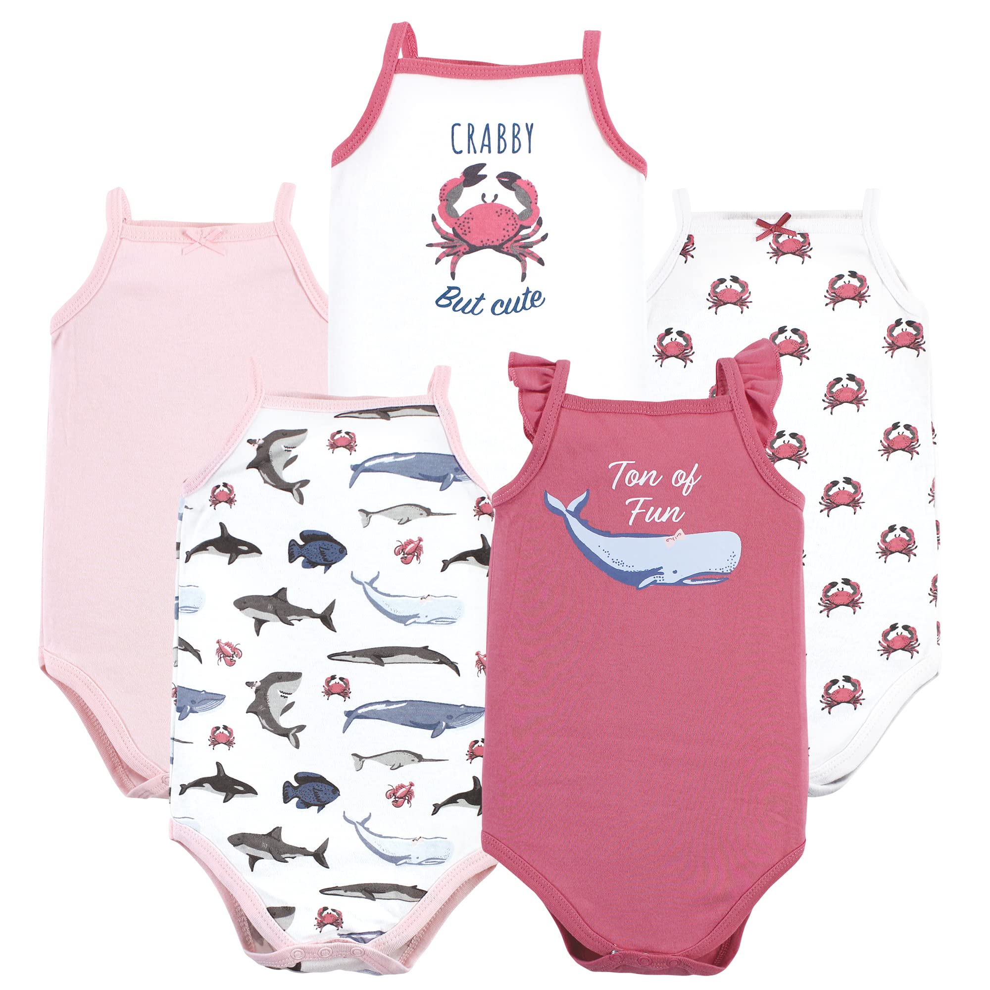 Hudson Baby Unisex Baby Cotton Sleeveless Bodysuits WEBE CLOTHING