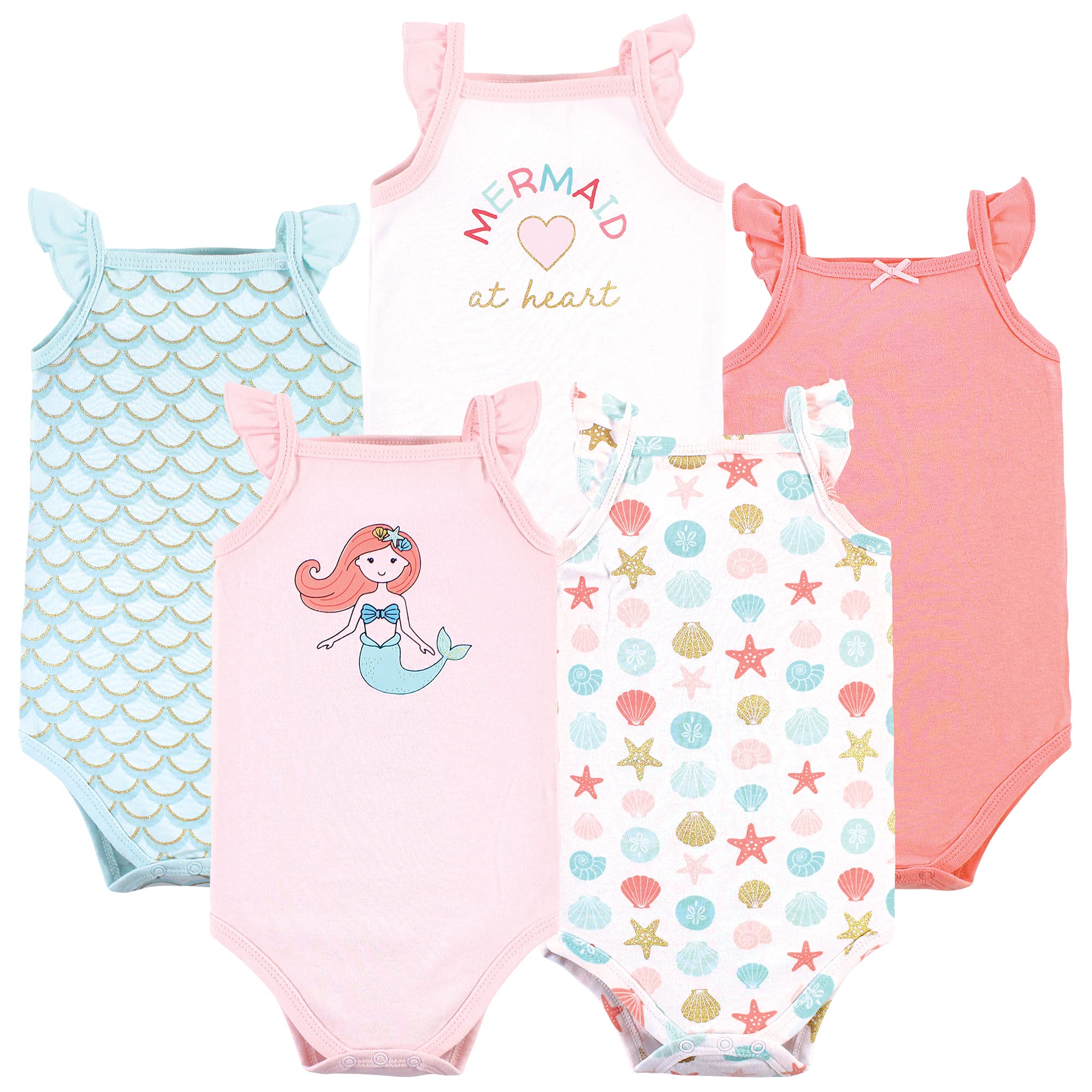 Hudson Baby Unisex Baby Cotton Sleeveless Bodysuits WEBE CLOTHING