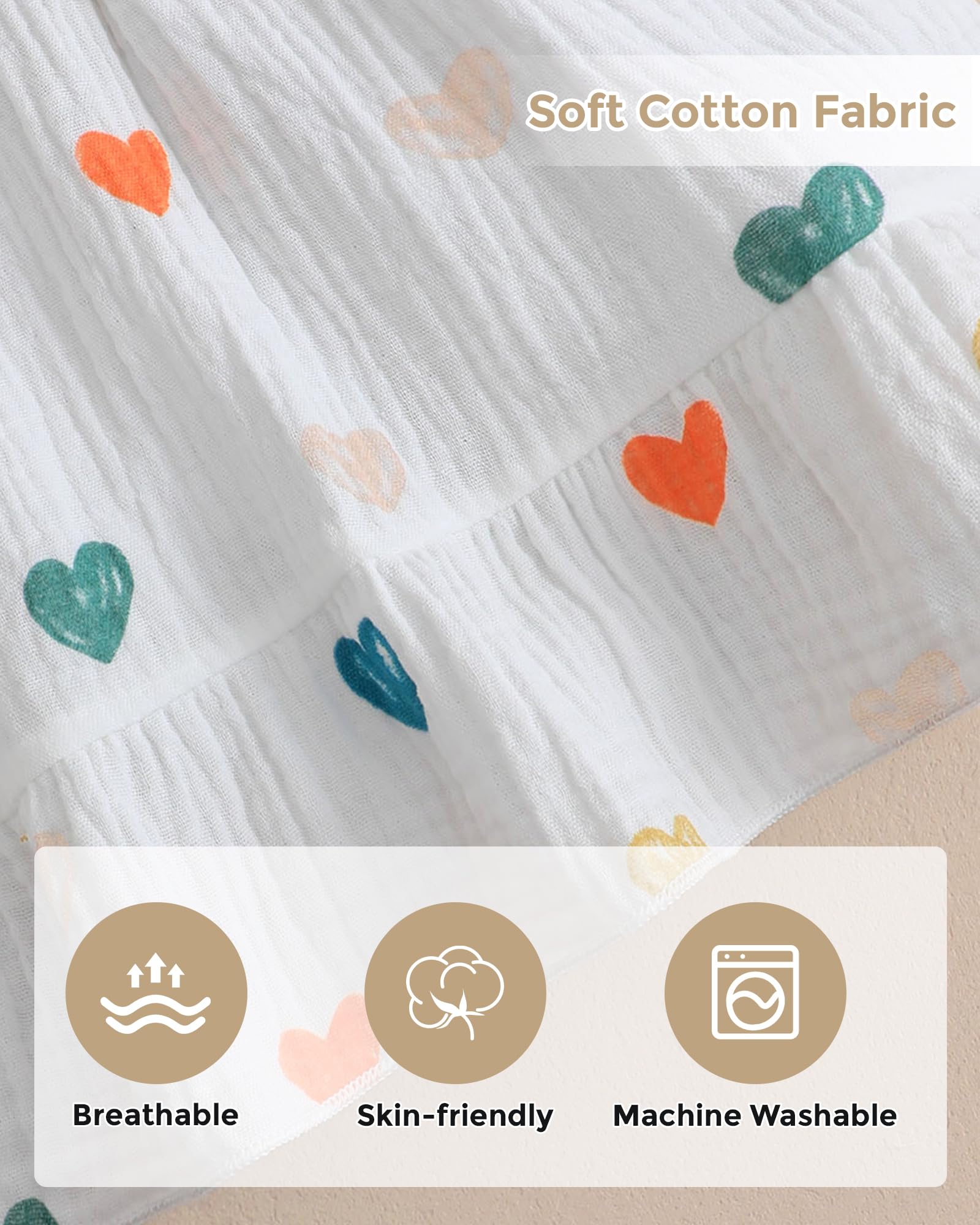 Renotemy Newborn Infant Baby Girl Dresses Summer Outfits Boho Casual Sundress Gifts Toddler Clothes for Girl with Hat and Bag WEBE CLOTHING
