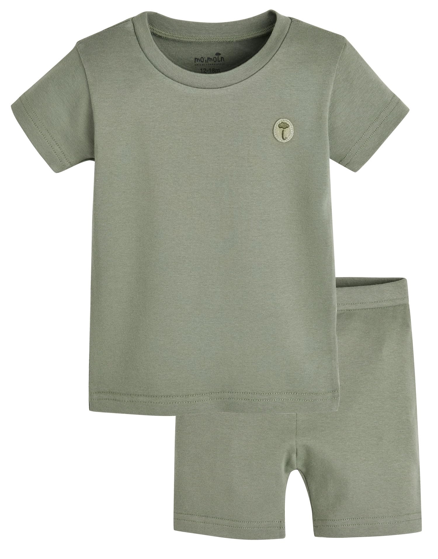 moimoln 6M-8Y Baby Toddler Pajamas Cotton Blend Summer PJs Short Sleeve Snug Fit WEBE CLOTHING