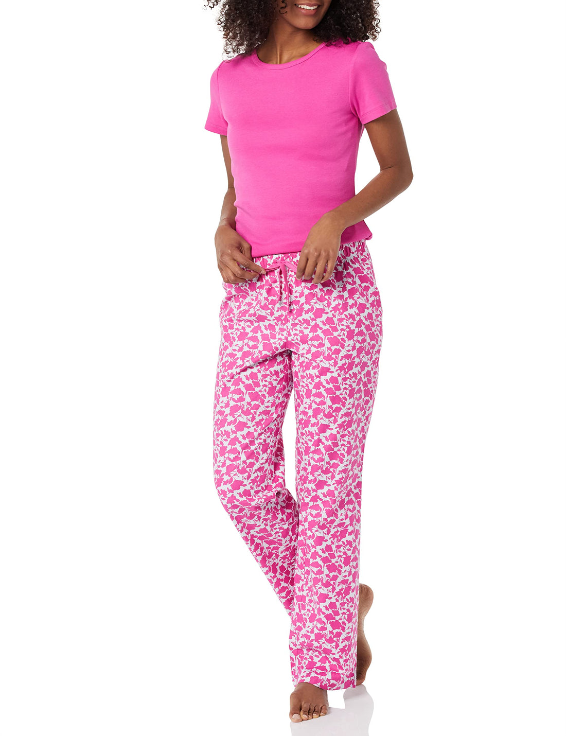 Amazon Essentials Women's Relaxed-Fit Brushed Flannel Pajama Sleep Pant with Drawstring