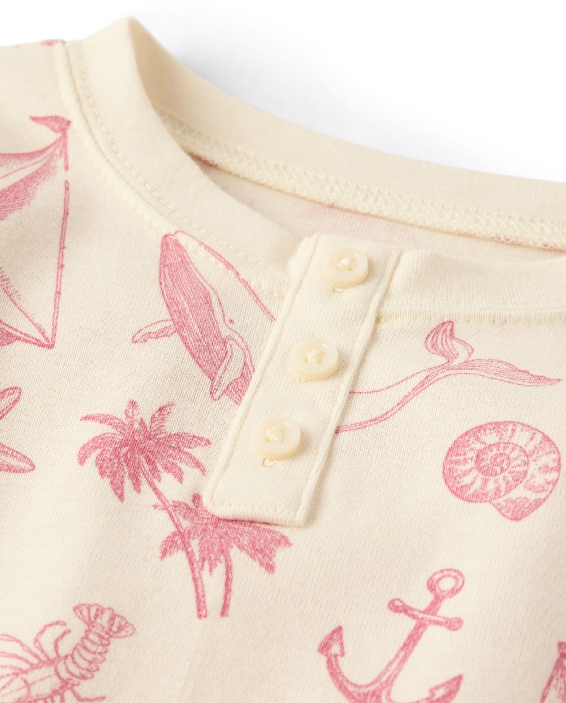 Gymboree Girls' And Toddler 100% Cotton Short Sleeve Top and Shorts, Gymmies Pajama Set