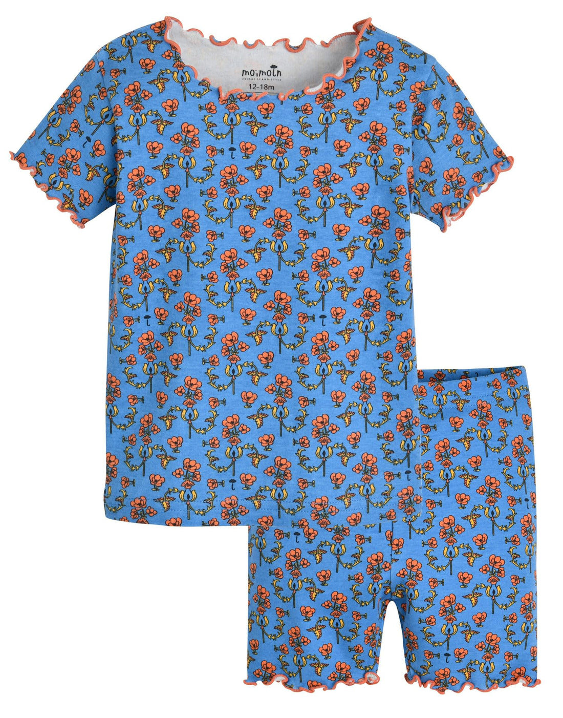 moimoln 6M-8Y Baby Toddler Pajamas Cotton Blend Summer PJs Short Sleeve Snug Fit WEBE CLOTHING