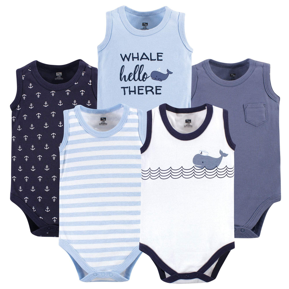 Hudson Baby Unisex Baby Cotton Sleeveless Bodysuits WEBE CLOTHING