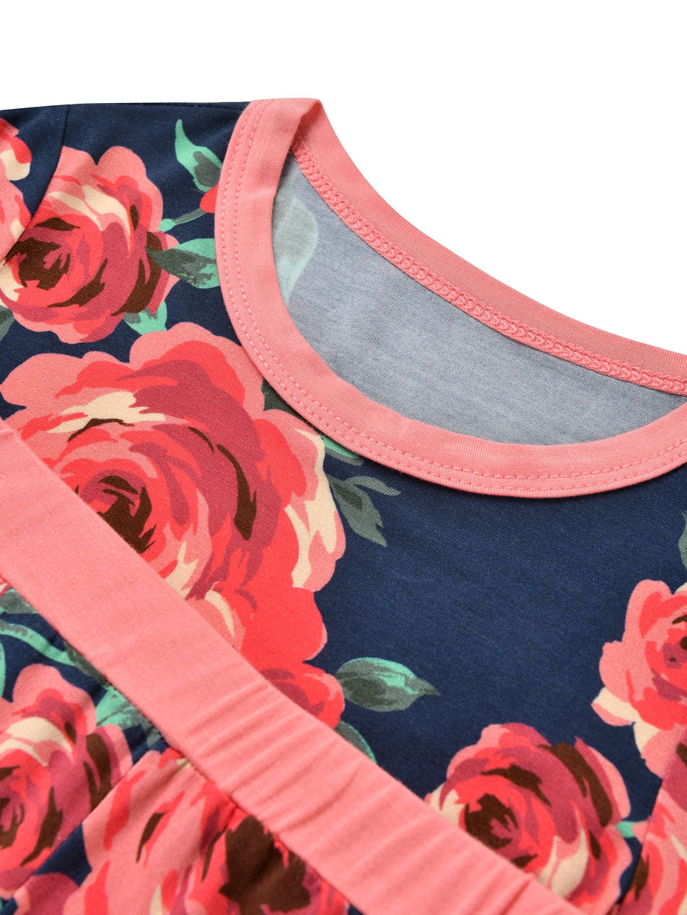 MOSSRIVER Family Pajamas Matching Sets Long Sleeve Henley Shirts Button Down Graphic Tops Cute Pjs Pants Sets Holiday Outfits