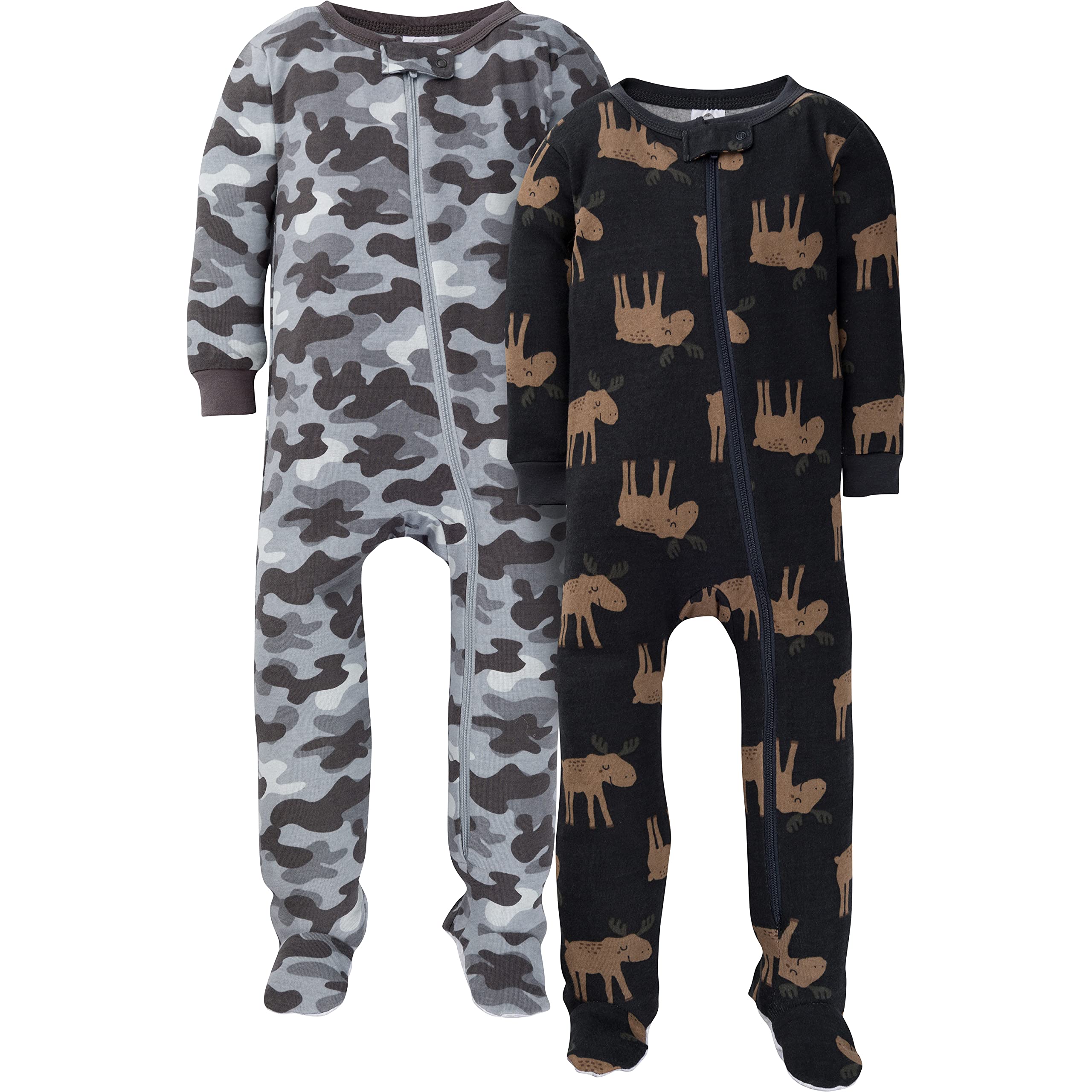 Gerber Baby-Boys 2-Pack Footed Pajamas