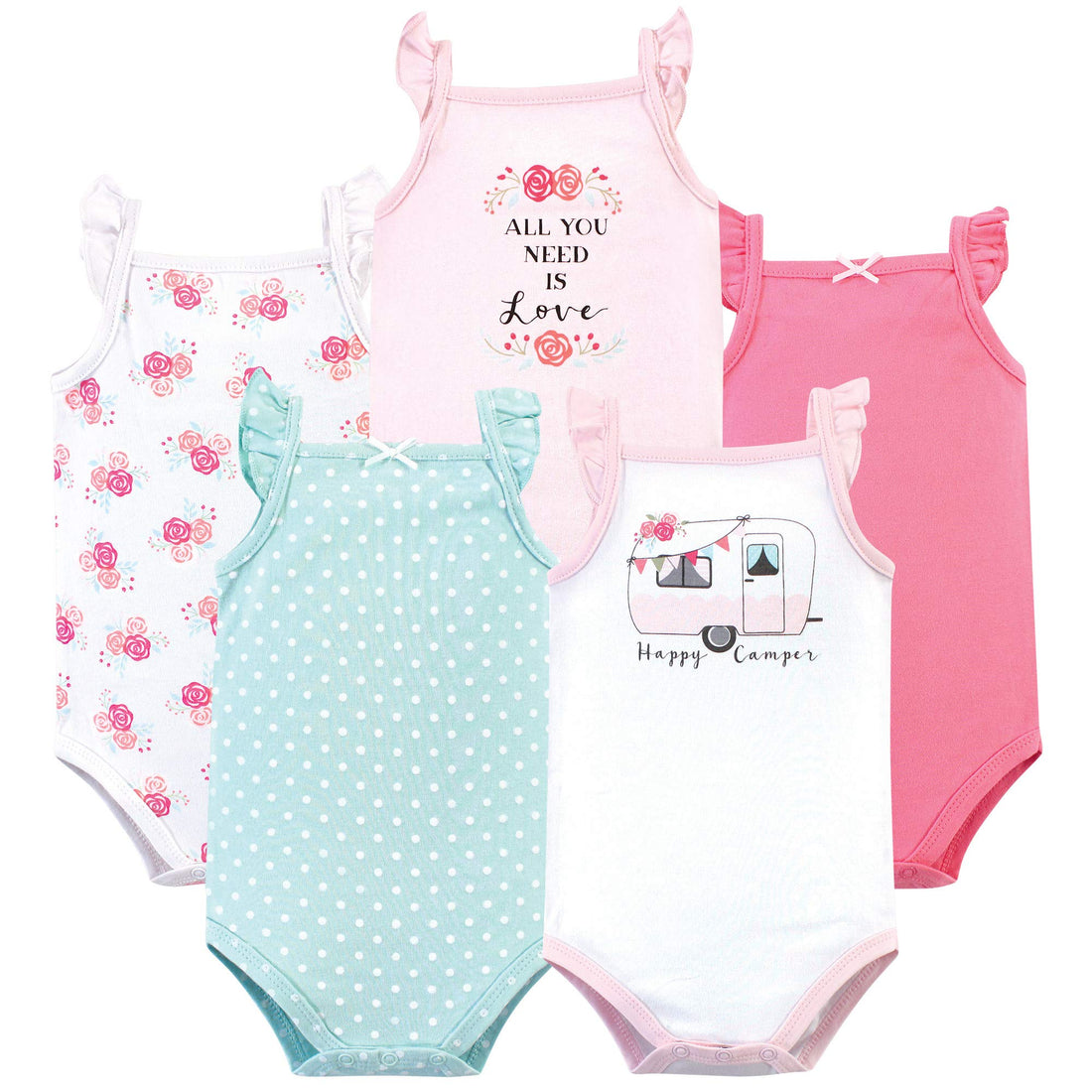 Hudson Baby Unisex Baby Cotton Sleeveless Bodysuits WEBE CLOTHING