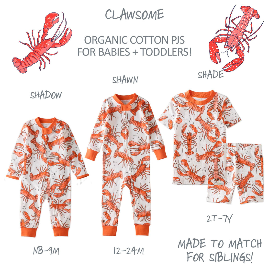 Butterblu Shadow Sleep & Play Baby Pajamas 100% Organic Cotton Two Way Zipper Sleeper Pajamas for Baby Boys & Girls