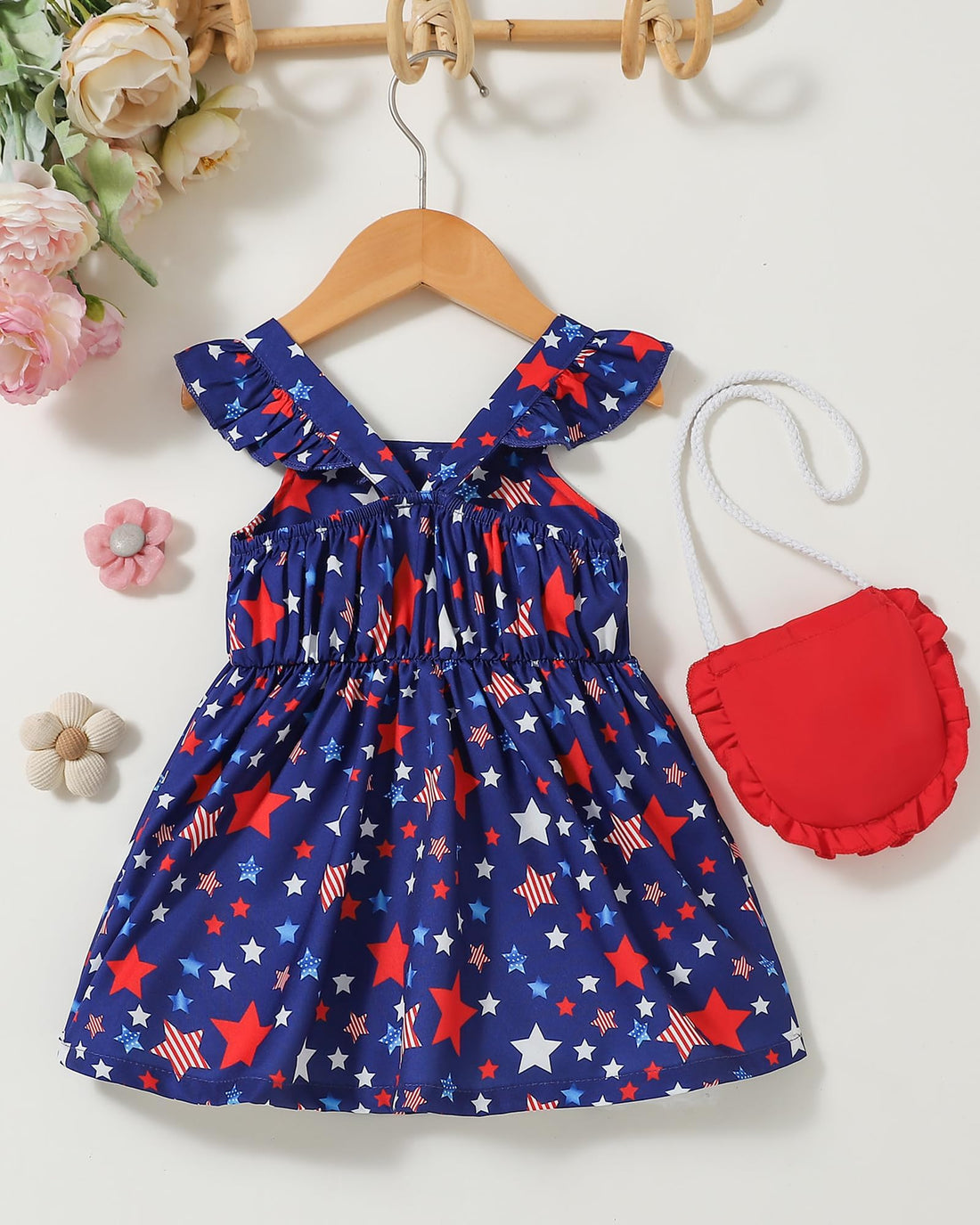 Mioglrie Baby Girl Clothes Newborn Dress Summer Toddler Girls' Clothing Casual Sundress with Cute Bag Infant Outfits WEBE CLOTHING
