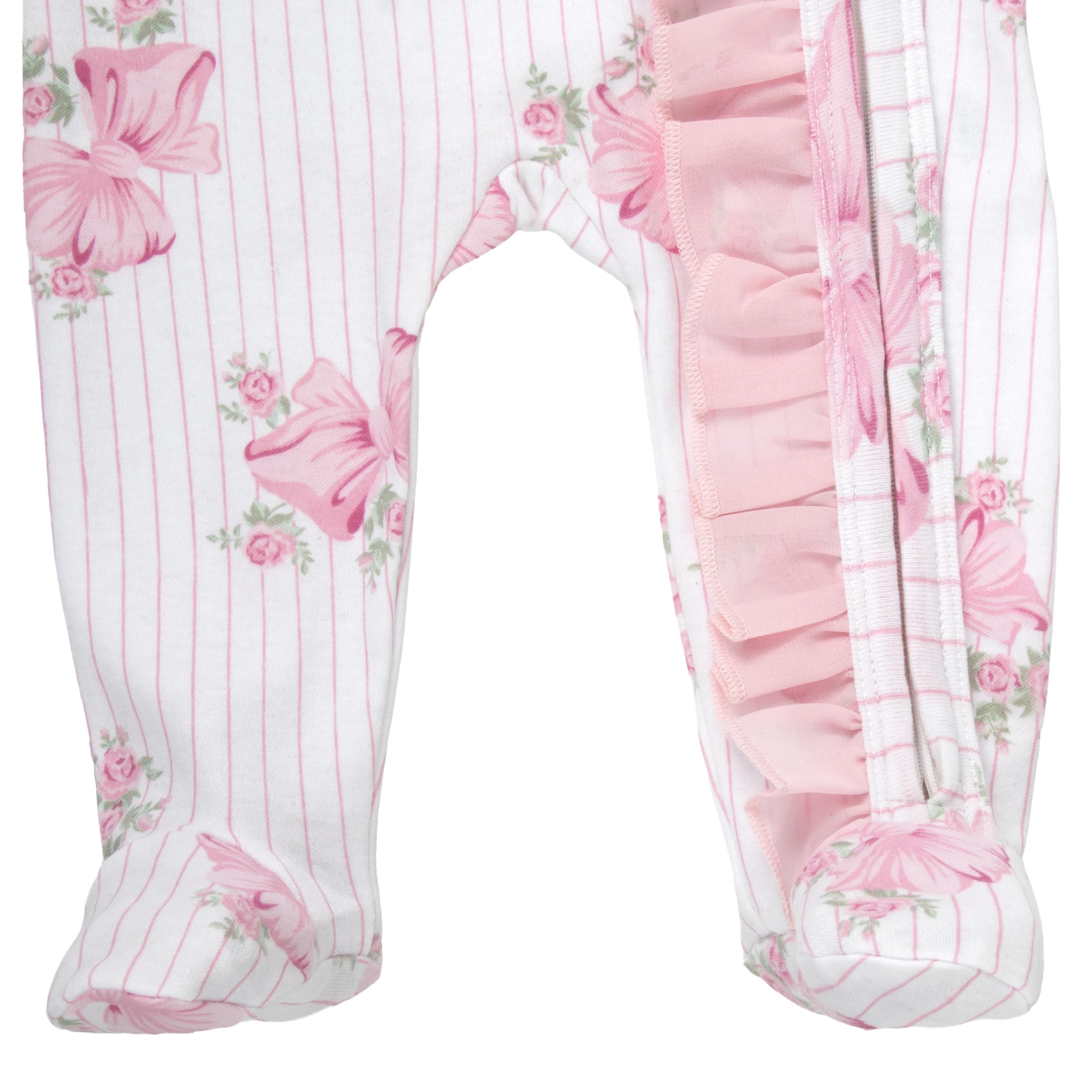 Baby Footie Bodysuit Headband or Hat 2 Piece Set – Christmas Thanksgiving Zip-Up Outfit,Holiday Pajamas for Infants