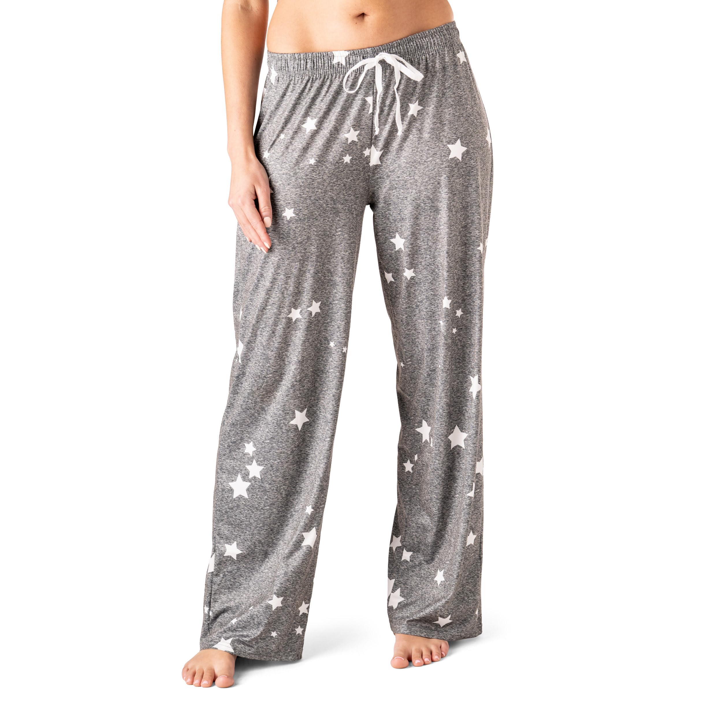 Hello Mello Signature Lounge Pants Womens Soft Pajama Bottoms Elastic Waistband Drawstring Tie