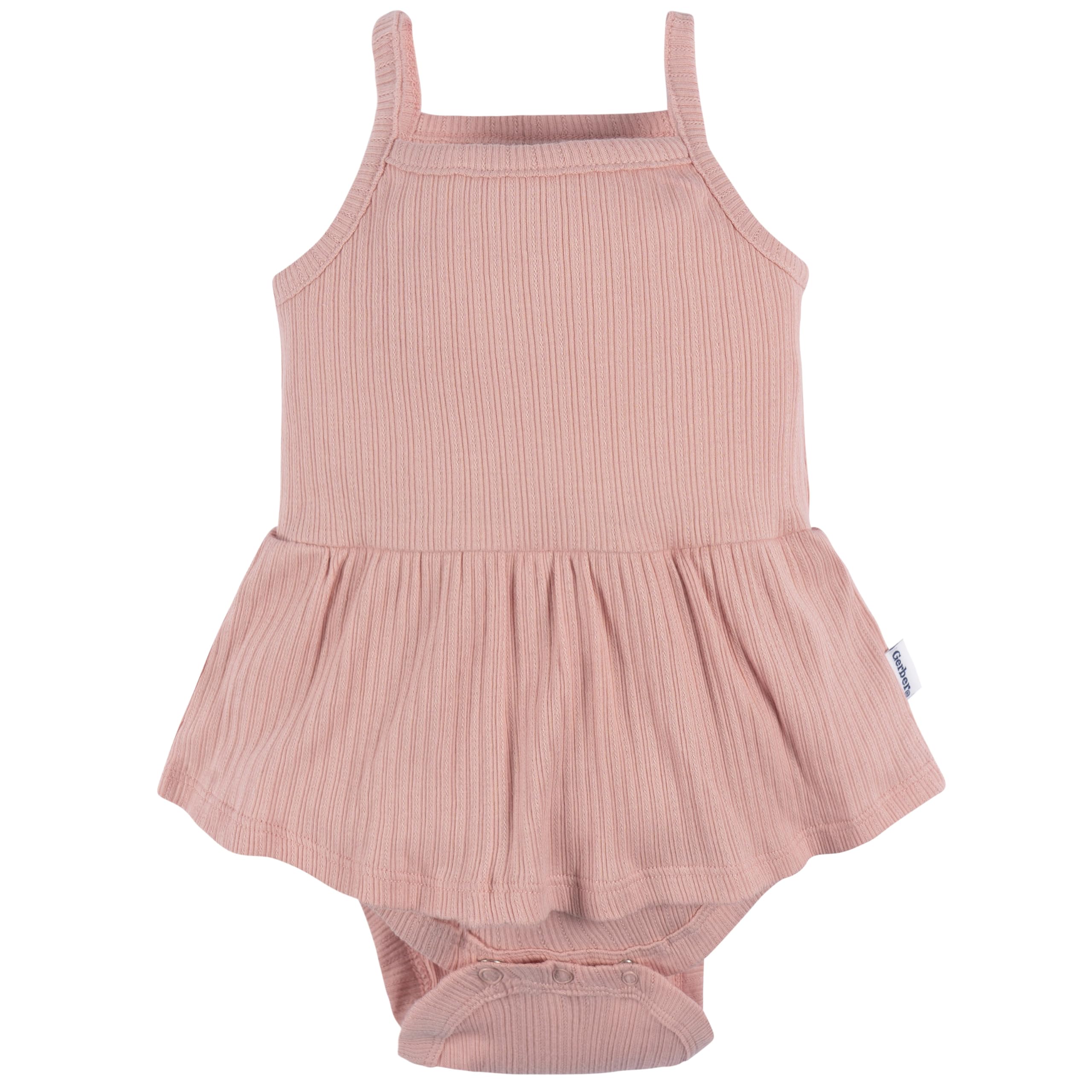 Gerber Baby Girls Multi-Pack Sleeveless Onesies Bodysuit WEBE CLOTHING