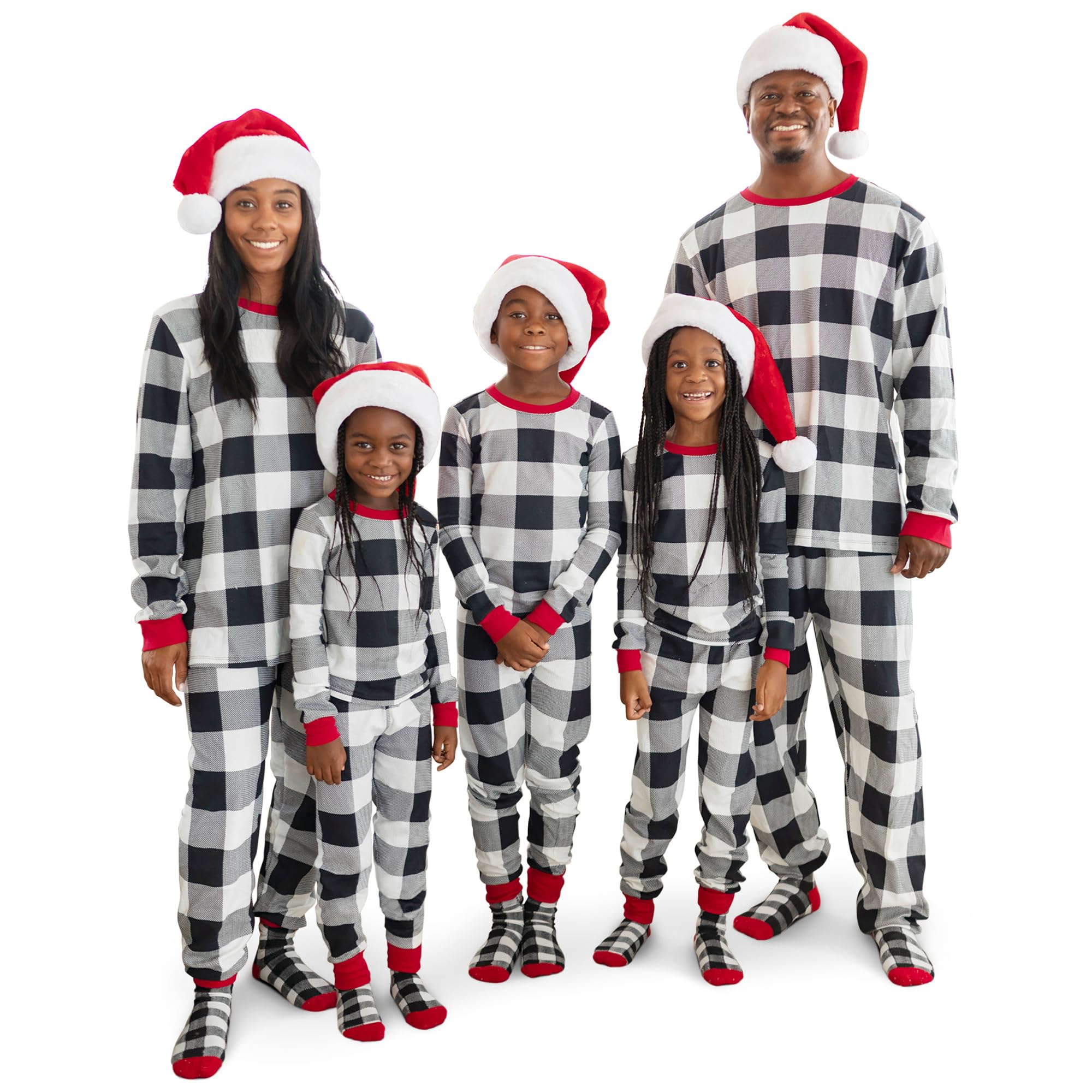 The Children's Place Family Matching, Plaid Waffle 2 Piece Pajama Sets WEBE CLOTHING