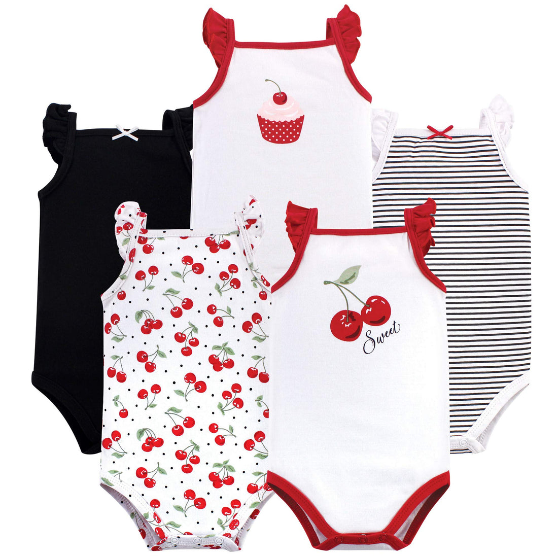 Hudson Baby Unisex Baby Cotton Sleeveless Bodysuits WEBE CLOTHING